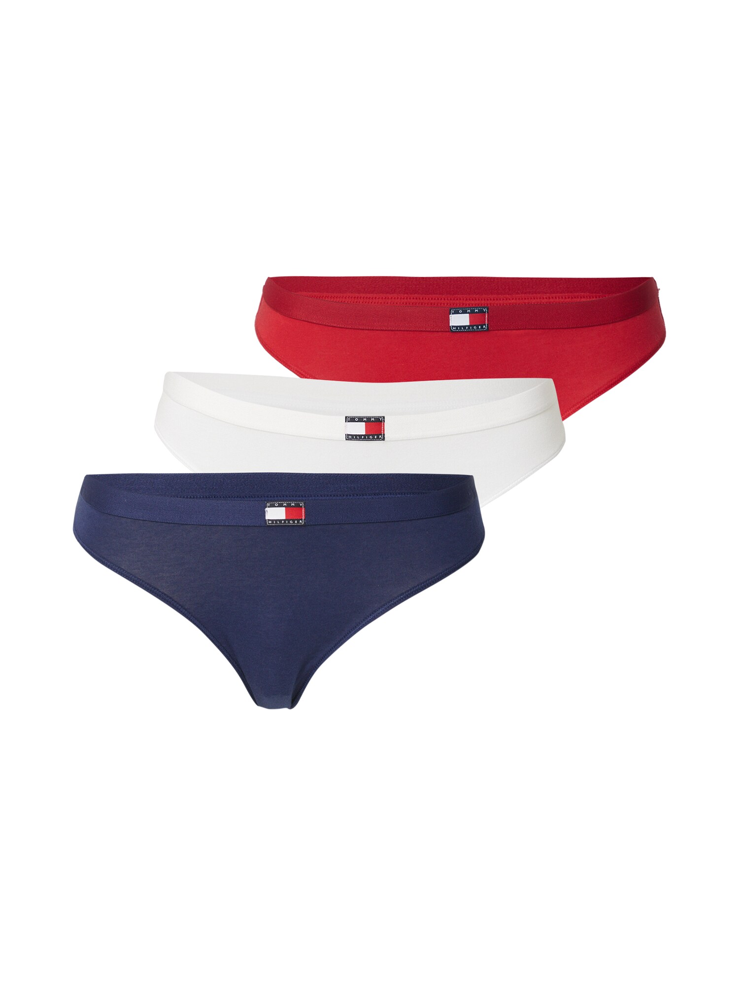 Tommy Hilfiger Underwear Tanga Heritage  bleumarin / roșu / alb