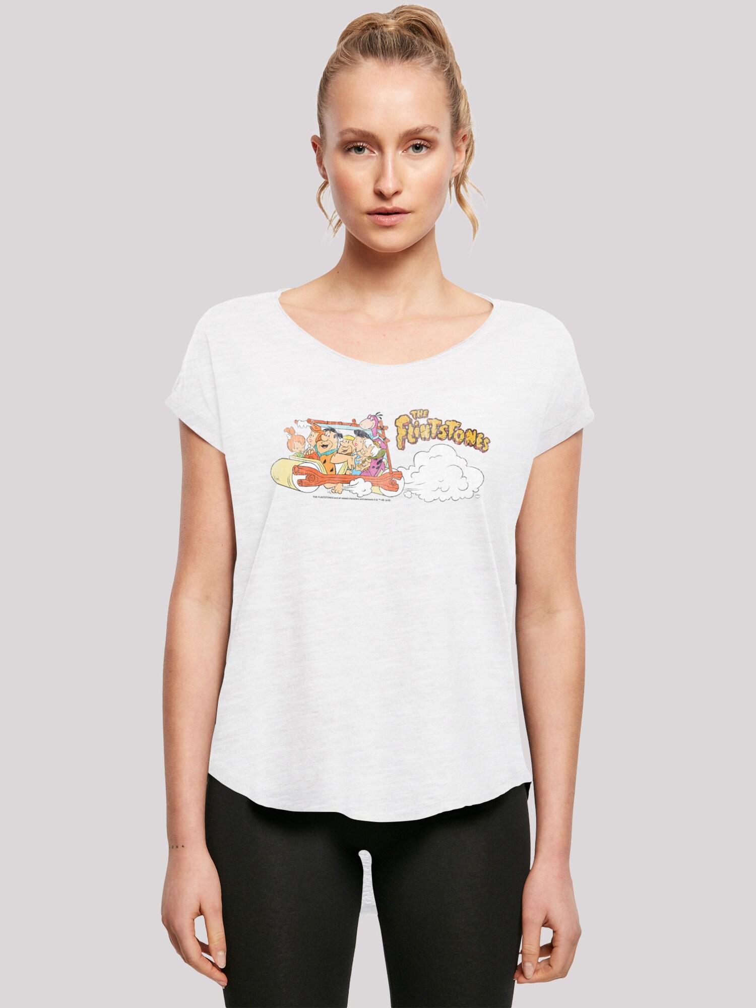 Thumbnail - F4NT4STIC T-Shirt The Flintstones Family Car