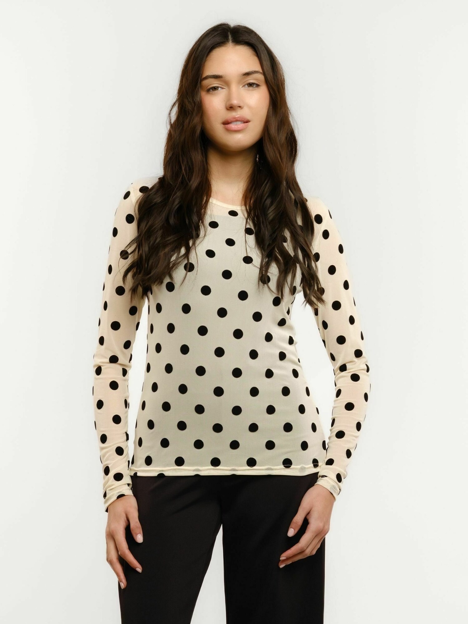 Liberte Essentiel Top ' MESH '  crem / negru