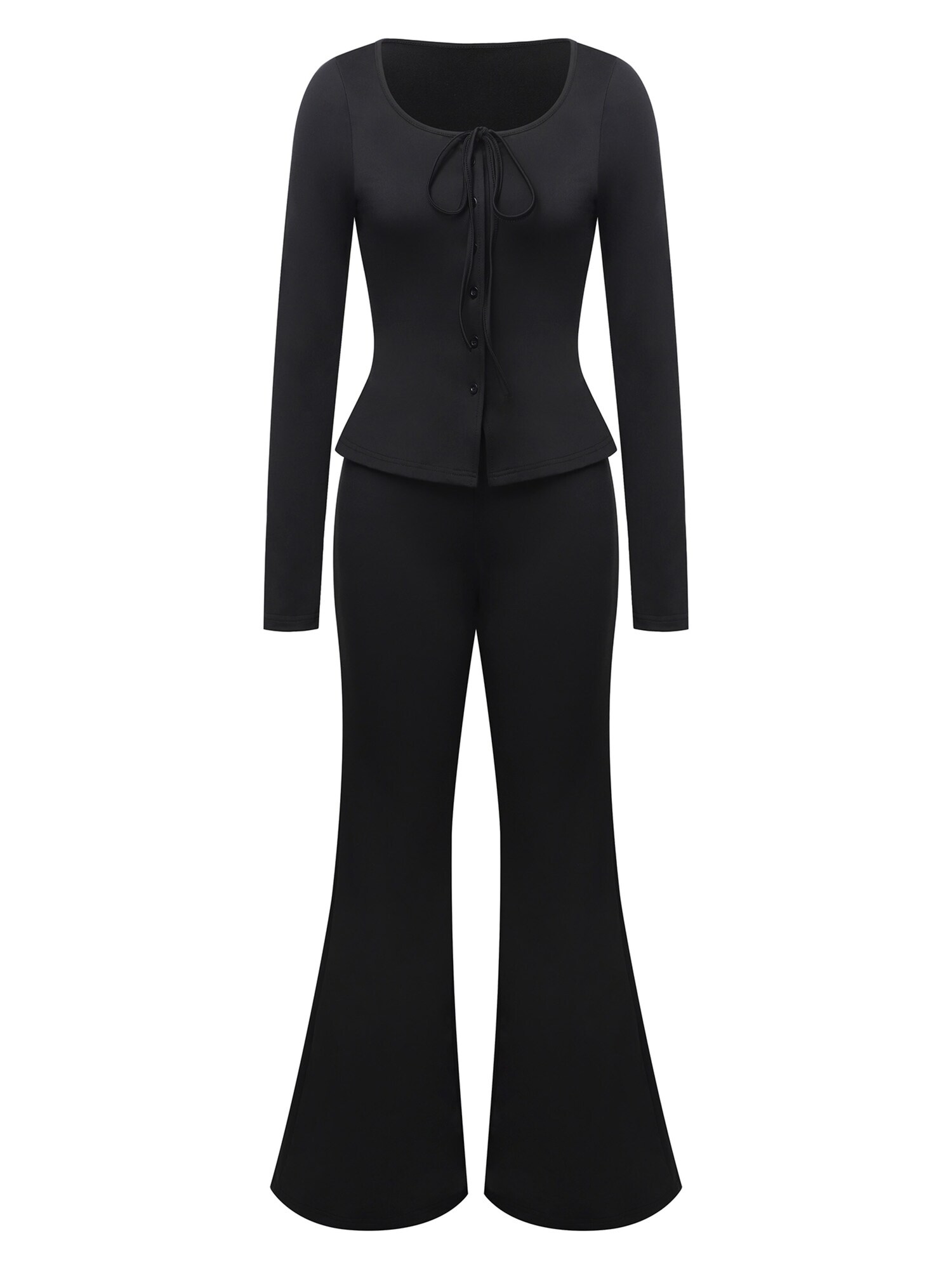 LapaPlus Traje de pantalón 'Women Set'  negro