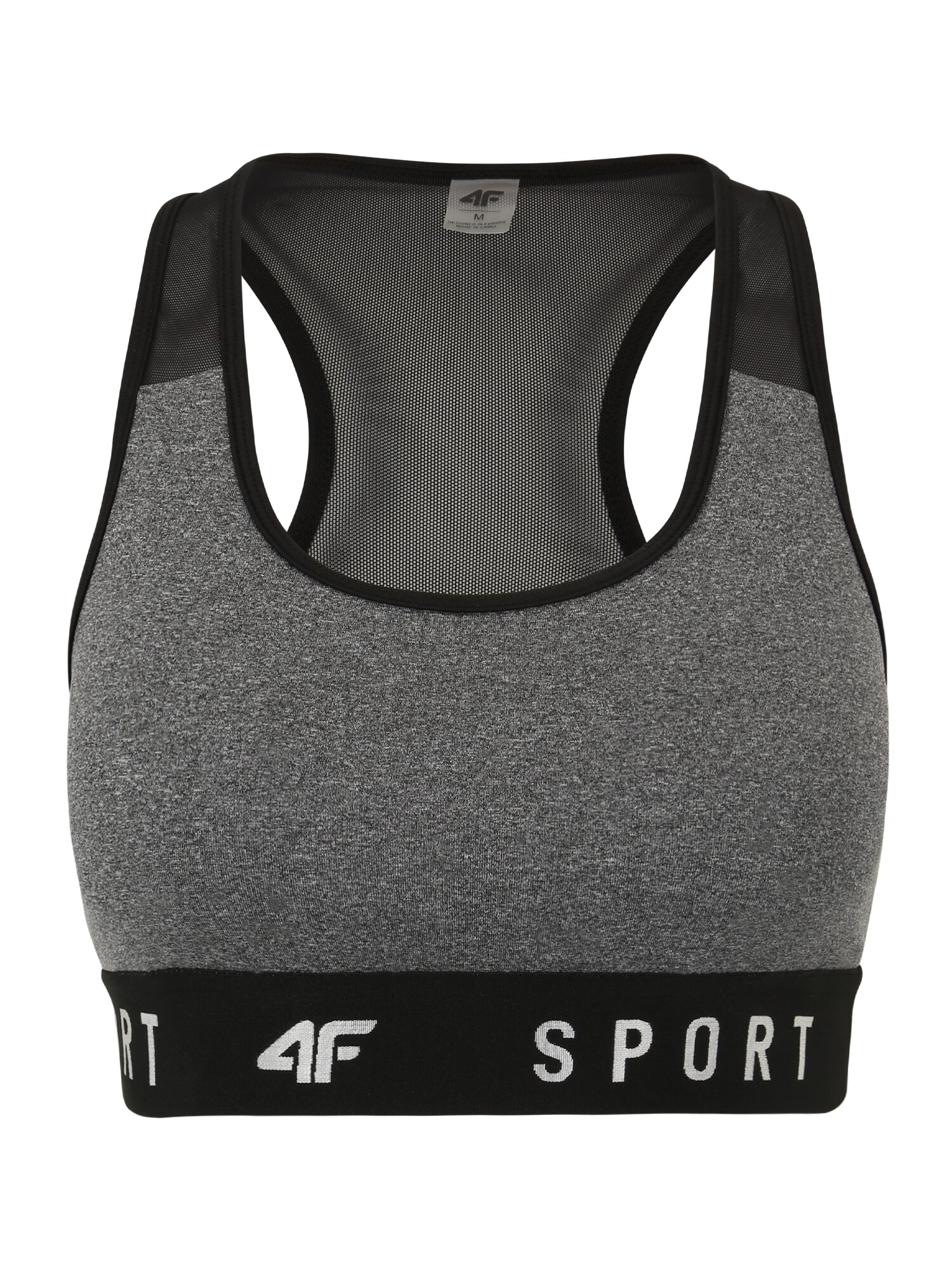 4F Soutien de desporto  acinzentado / preto