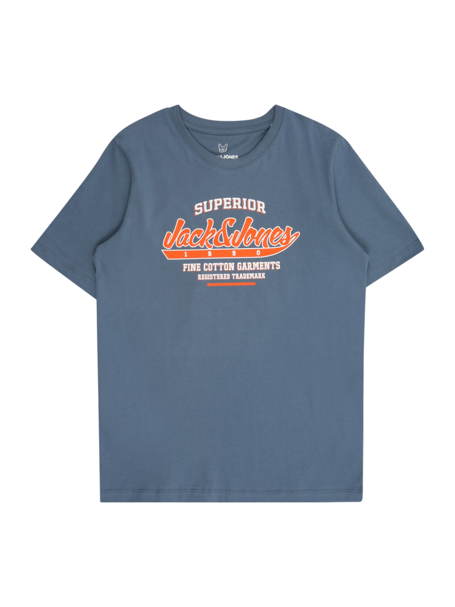 Jack & Jones Junior Tricou  albastru marin / portocaliu / alb