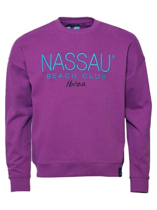 NASSAU Beach Club Sweatshirt Blauw / Roodviolet