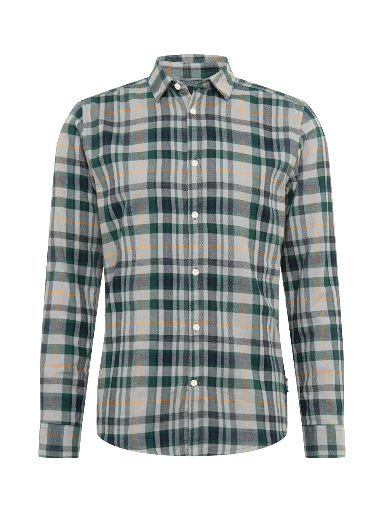 Only & Sons Dalykiniai marškiniai 'OMAR'  pilka / tamsiai žalia