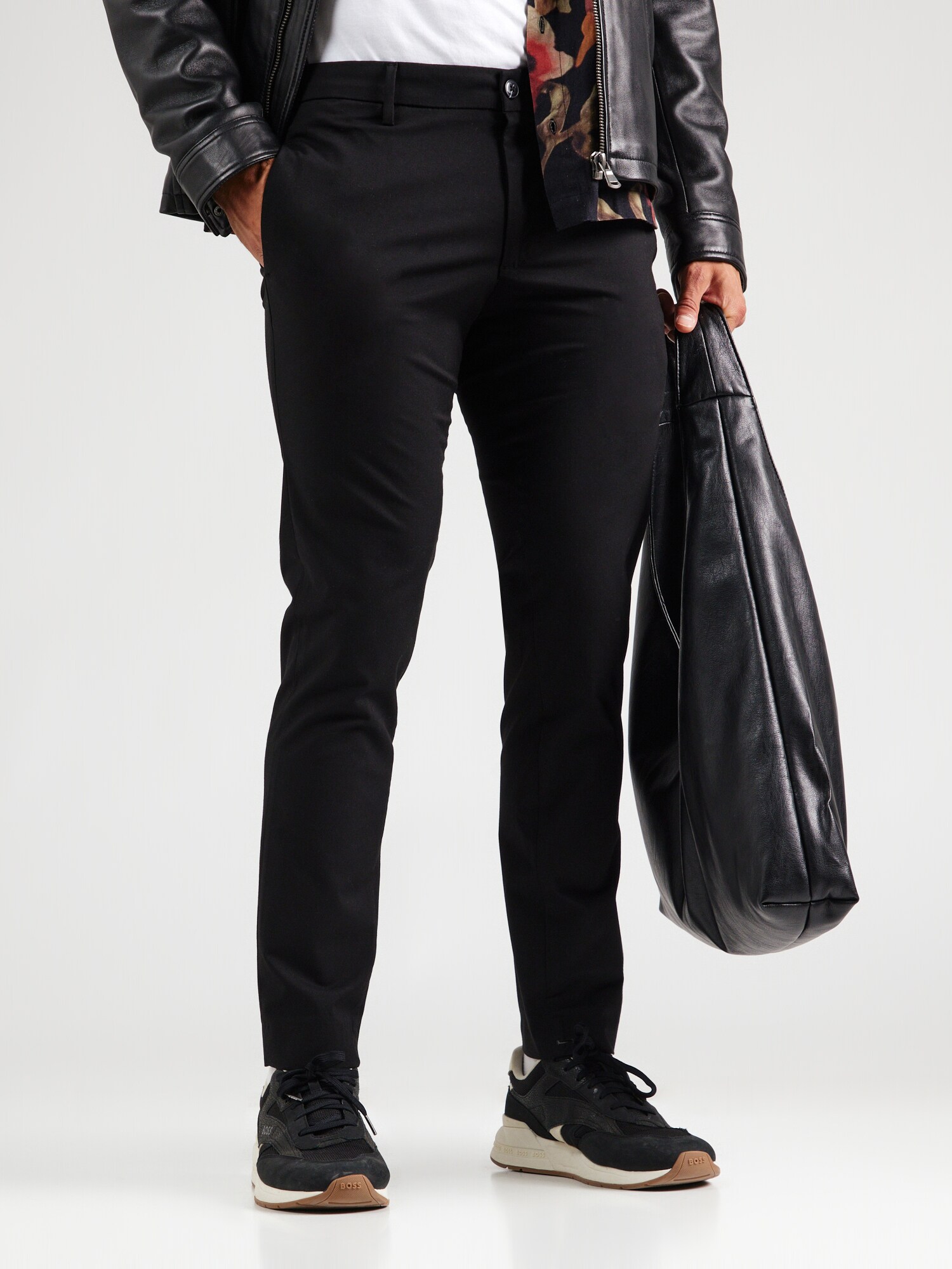 JACK & JONES Chino nohavice 'JPSTMARCO' čierna (obrázok 3)