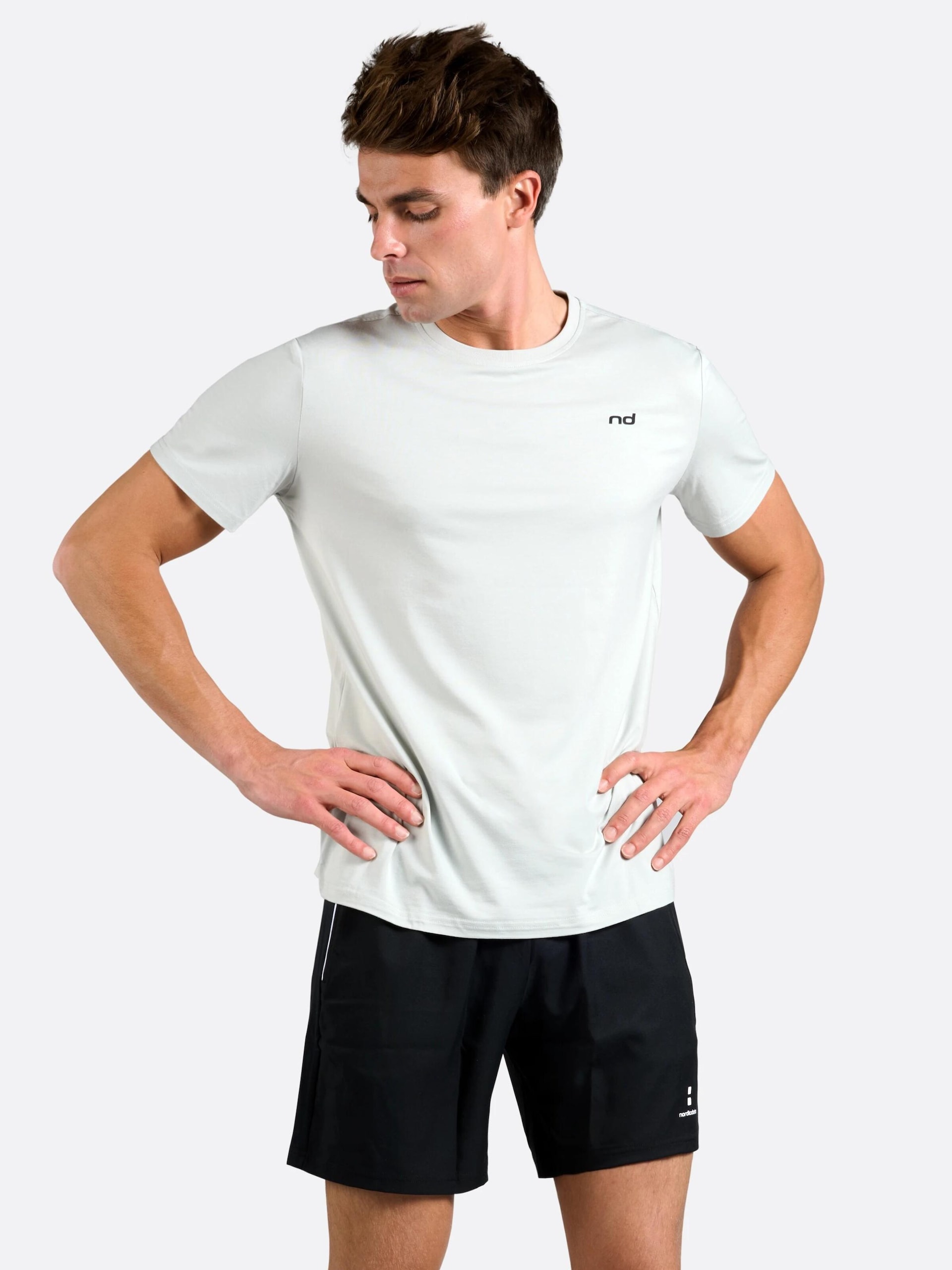 NordicDots Funktionstopp 'Bamboo Tee Light Blue' herr