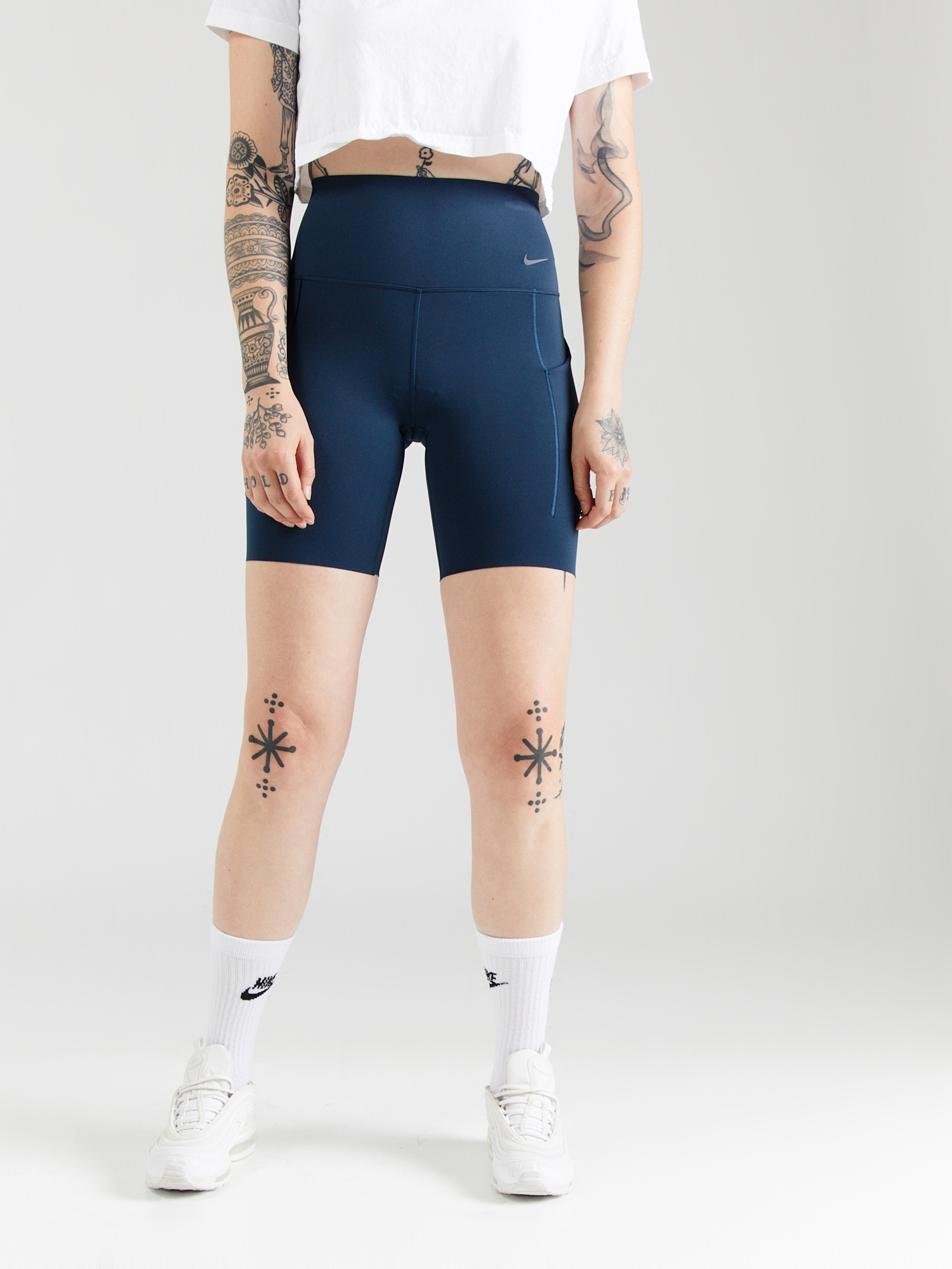 NIKE Sportnadrágok  tengerészkék / szürke termék 2. képe