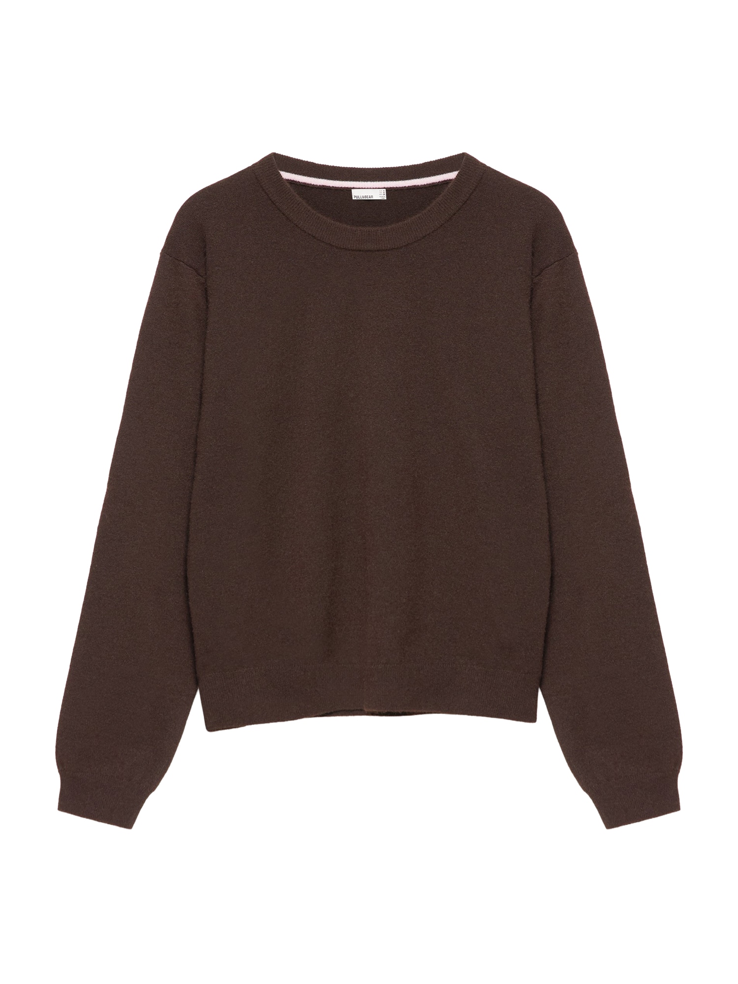Pull&Bear Pulover ciocolatiu