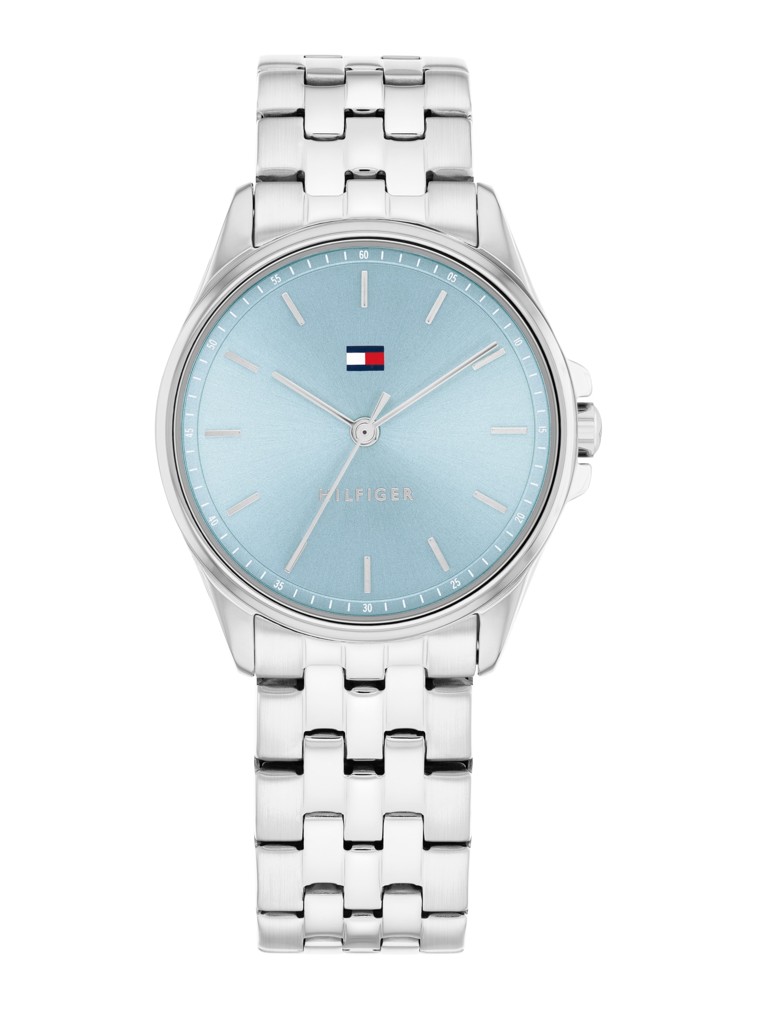 TOMMY HILFIGER Analóg órák 'JADE'  világoskék / ezüst termék 2. képe