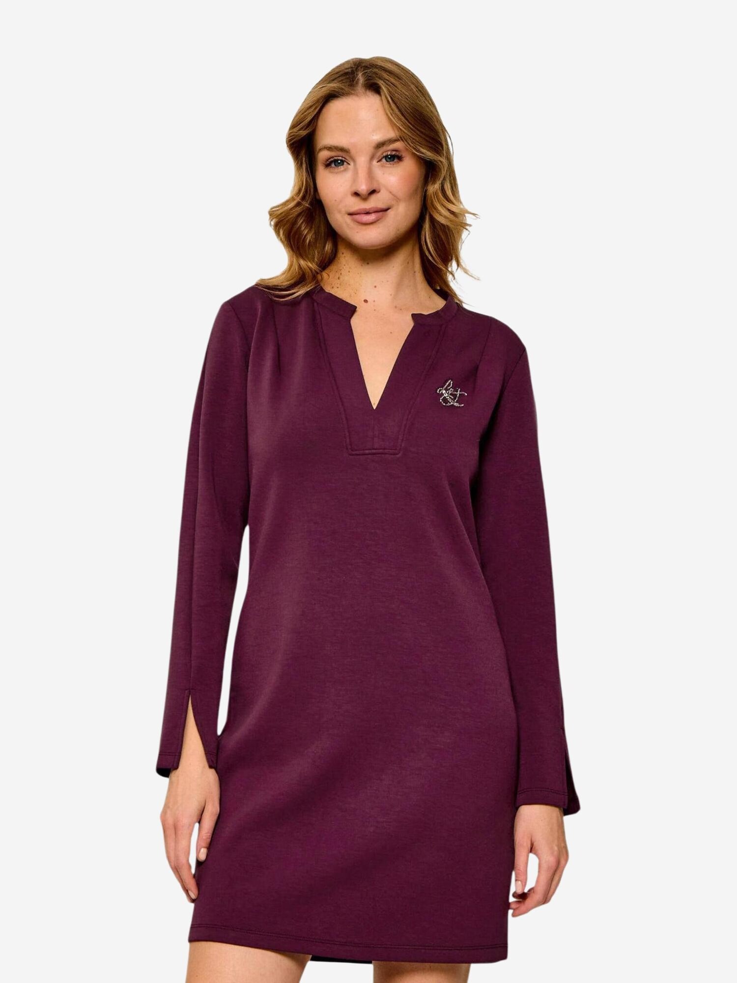 Liu Jo Vestido 'DRESS TF6139 J3958' burdeos – imagen 2