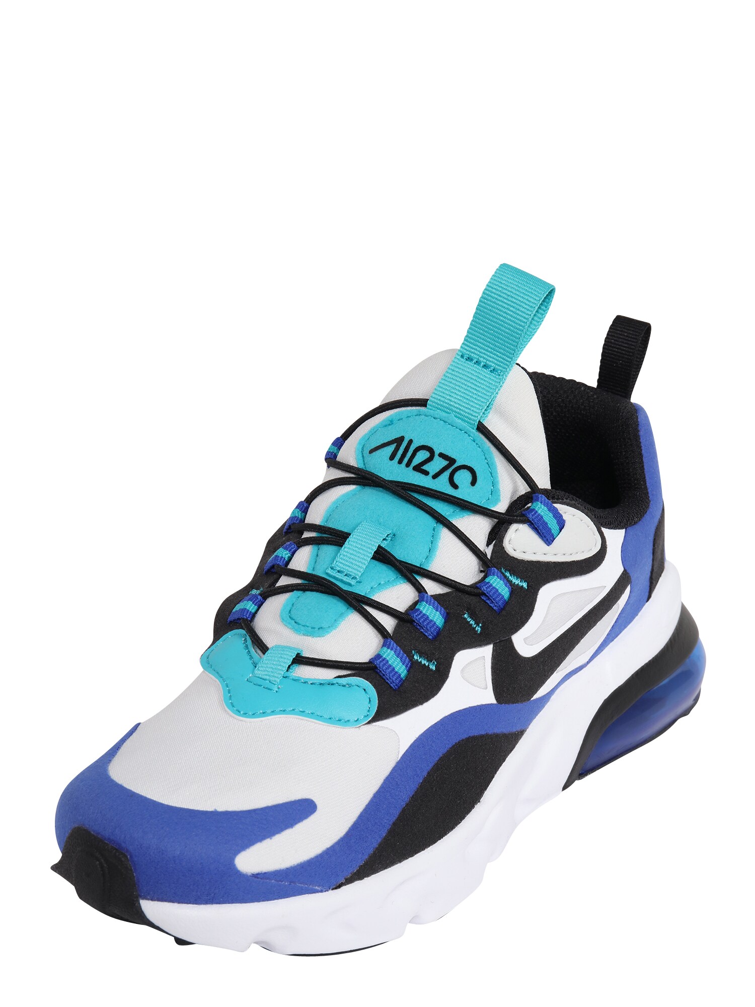 Nike Sportswear Sportbačiai 'Air Max 270'  balta / juoda / sodri mėlyna („karališka“) / turkio spalva