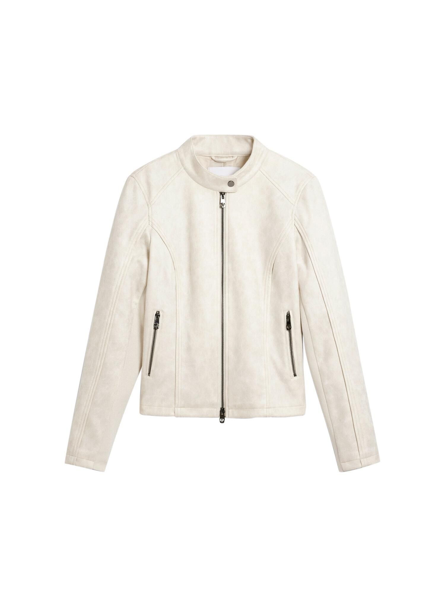 Desigual Geacă de primăvară-toamnă  alb