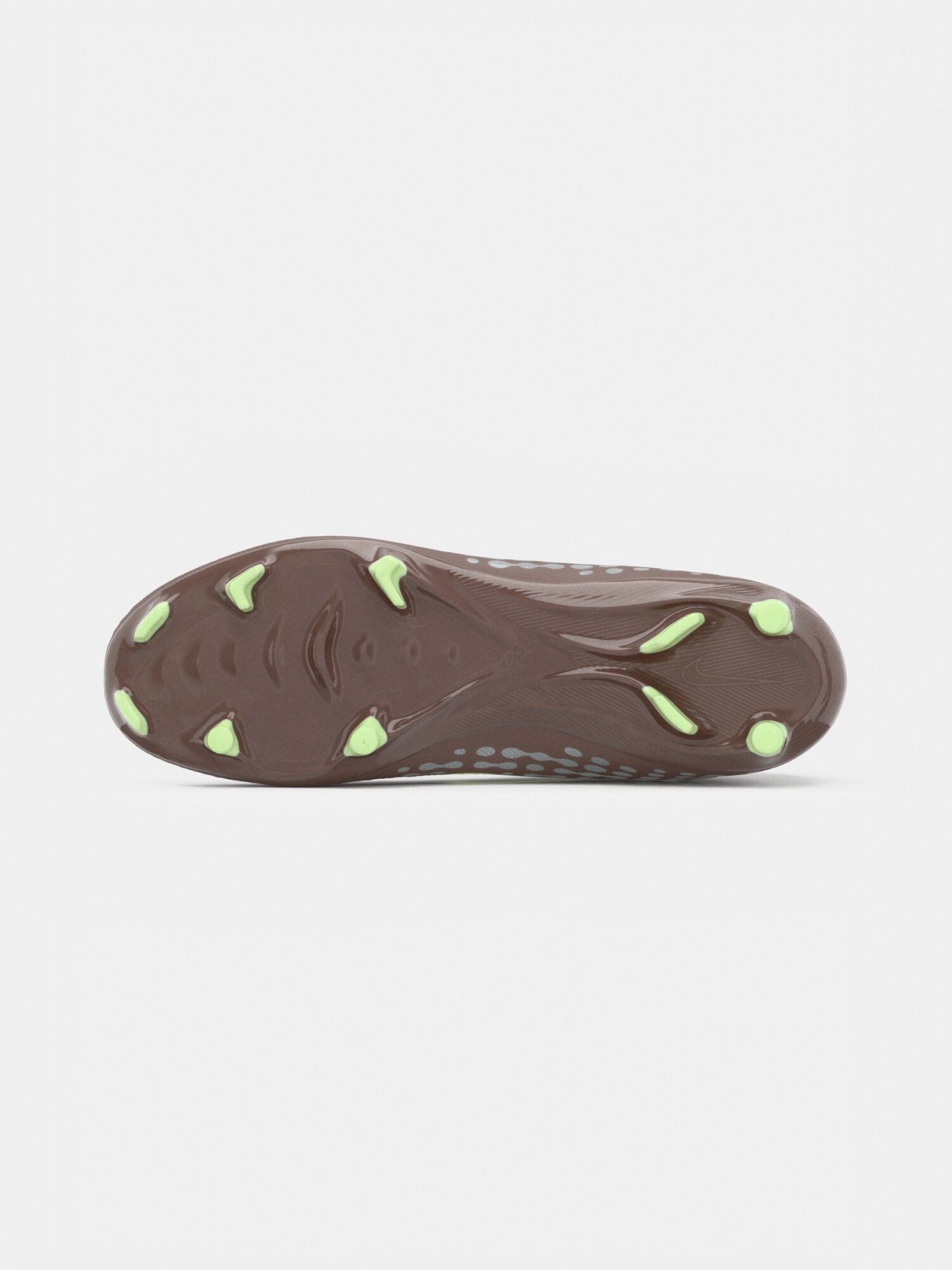 NIKE Kopačky  čokoládová / limetková / sivá (obrázok 5)