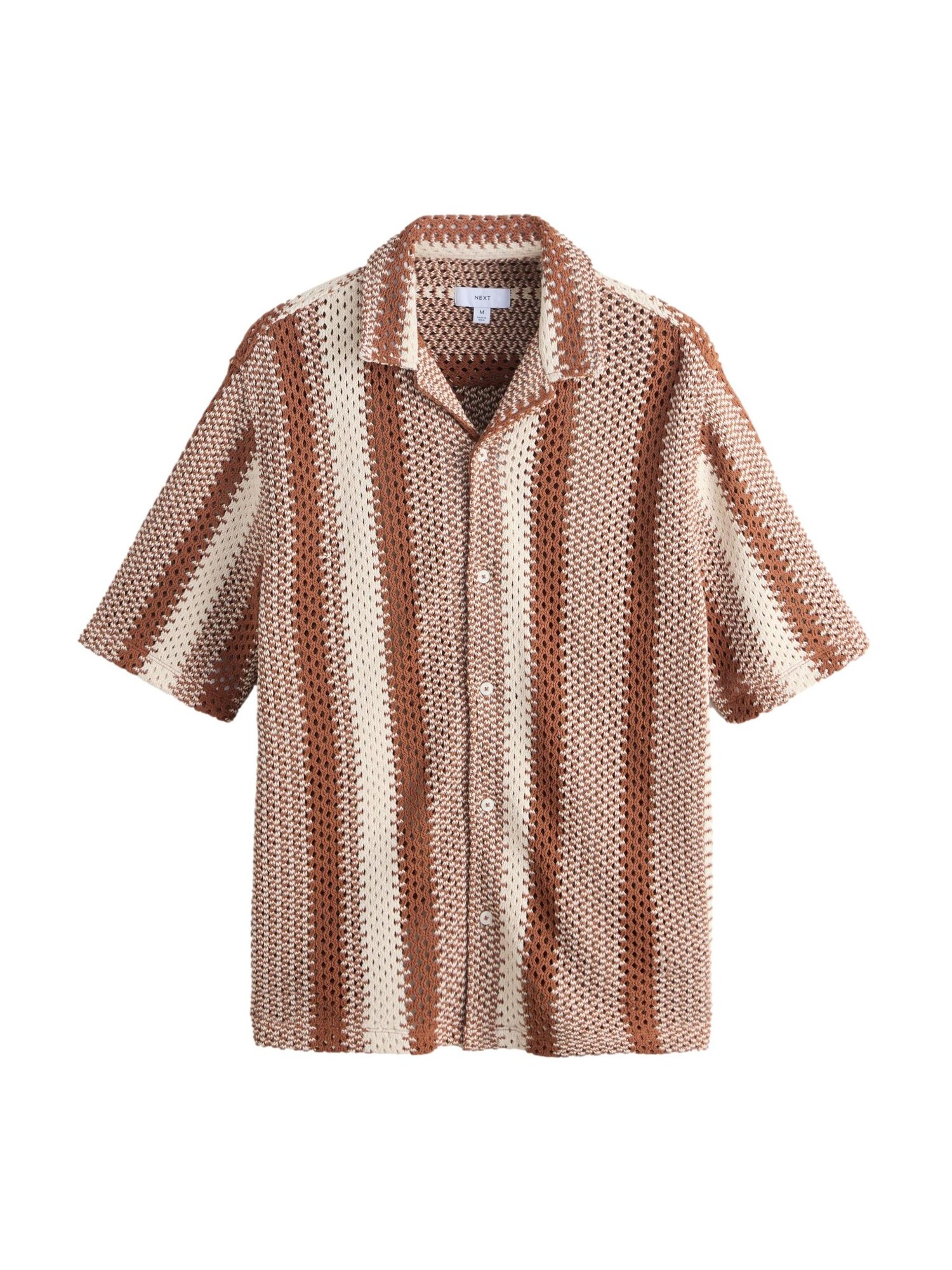 Next Overhemd Lichtbeige / Bruin