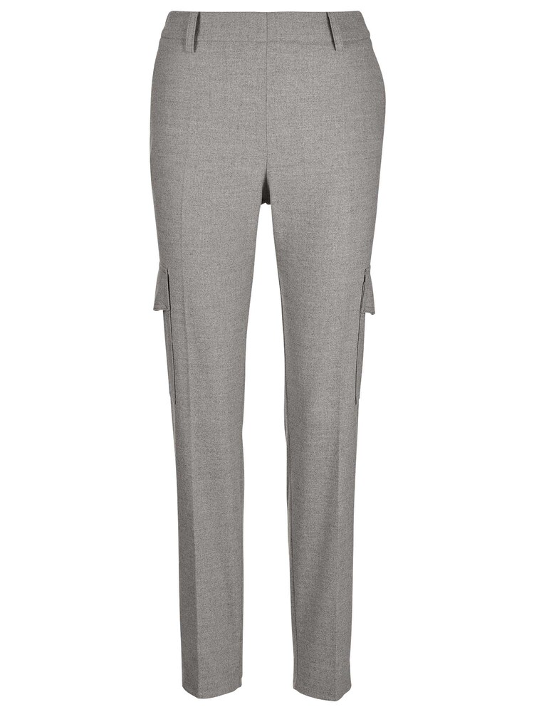 MADELEINE Hose Damen Größe 38 hellgrau