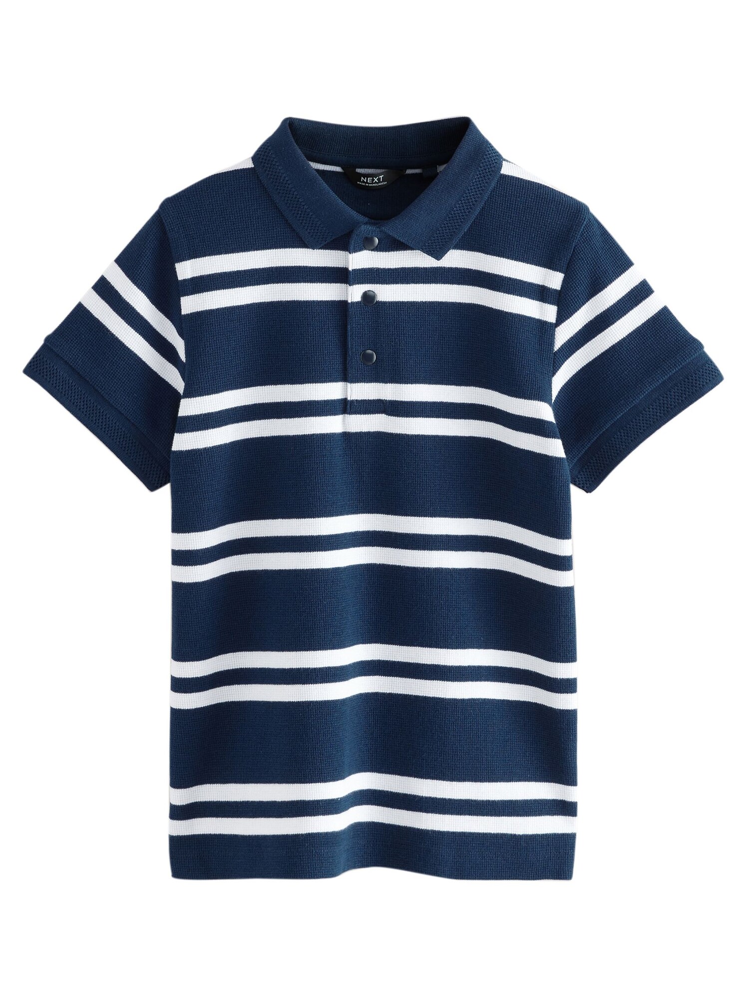 Next Tricou  bleumarin / alb