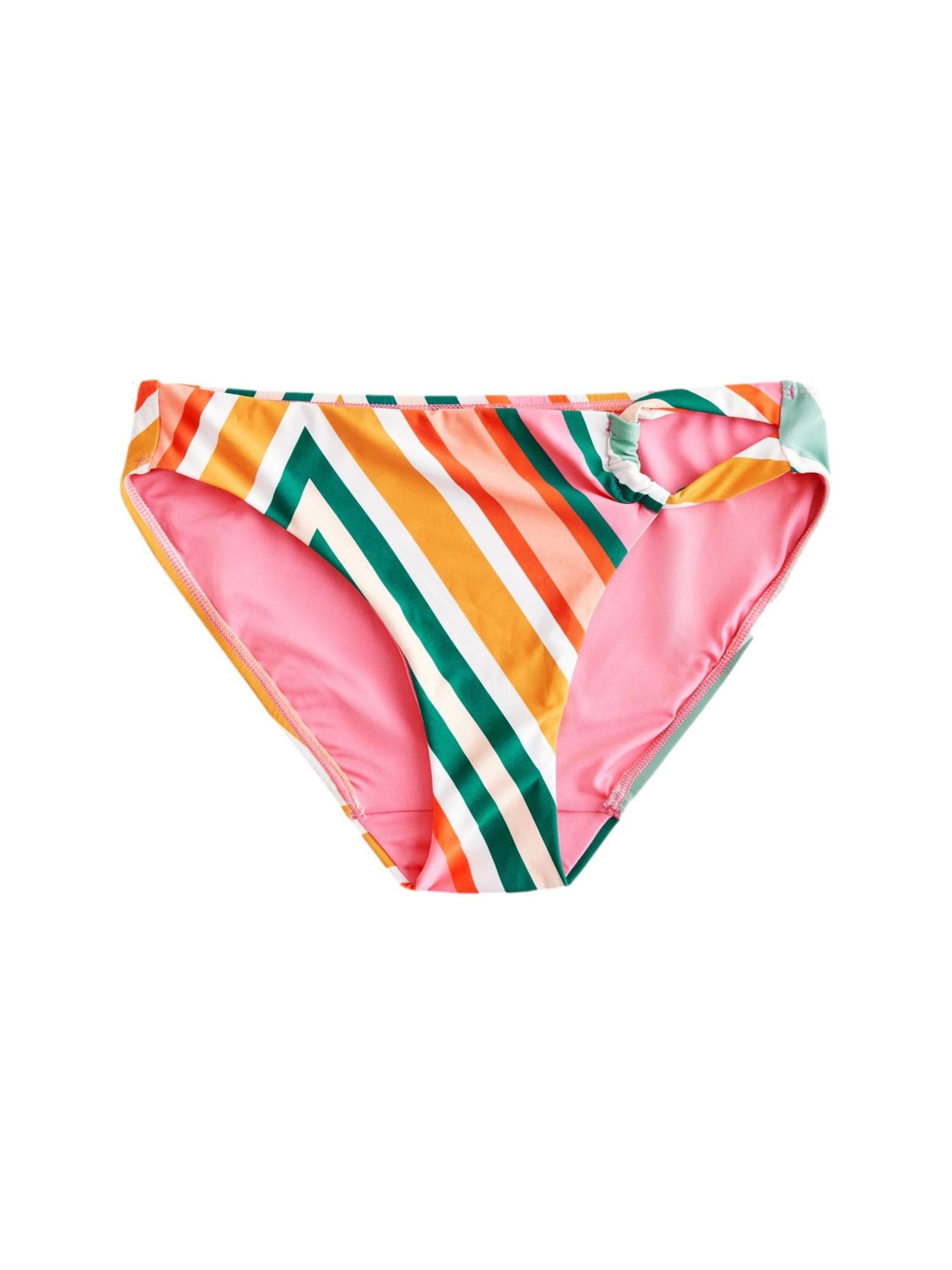 Next Slip costum de baie  galben / verde petrol / roz / alb