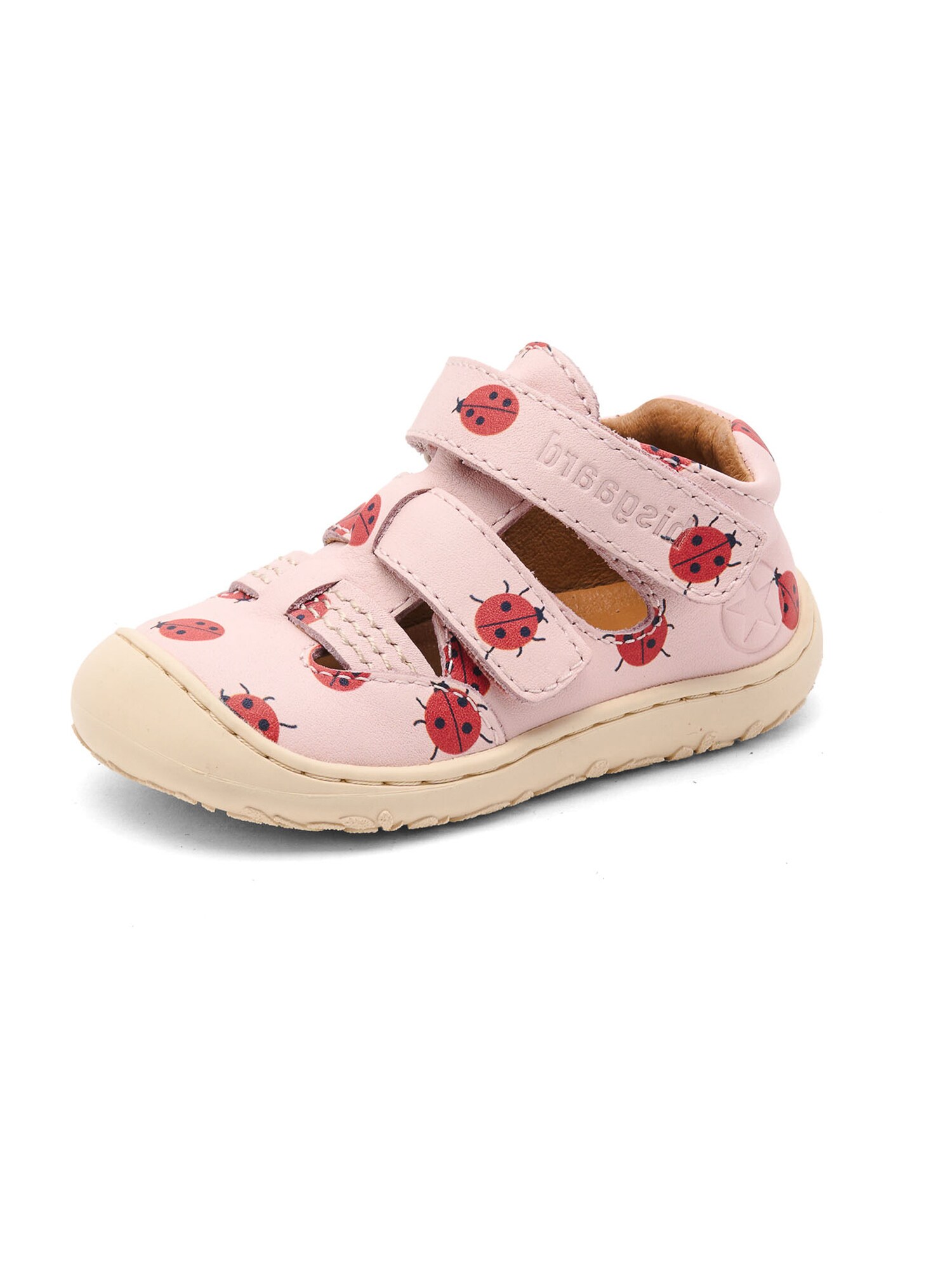 BISGAARD Sandale 'Hana'  roz / negru / alb