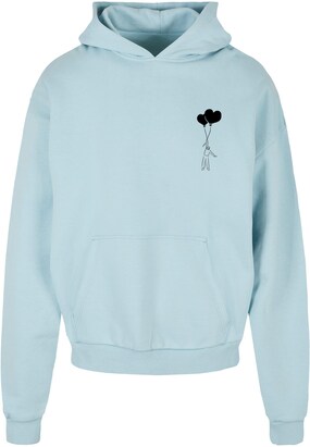 Merchcode Sweatshirt ‘Love In The Air’ Blauw / Zwart