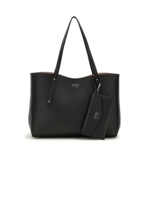 GUESS Bolso de mano 'Brenton'  negro