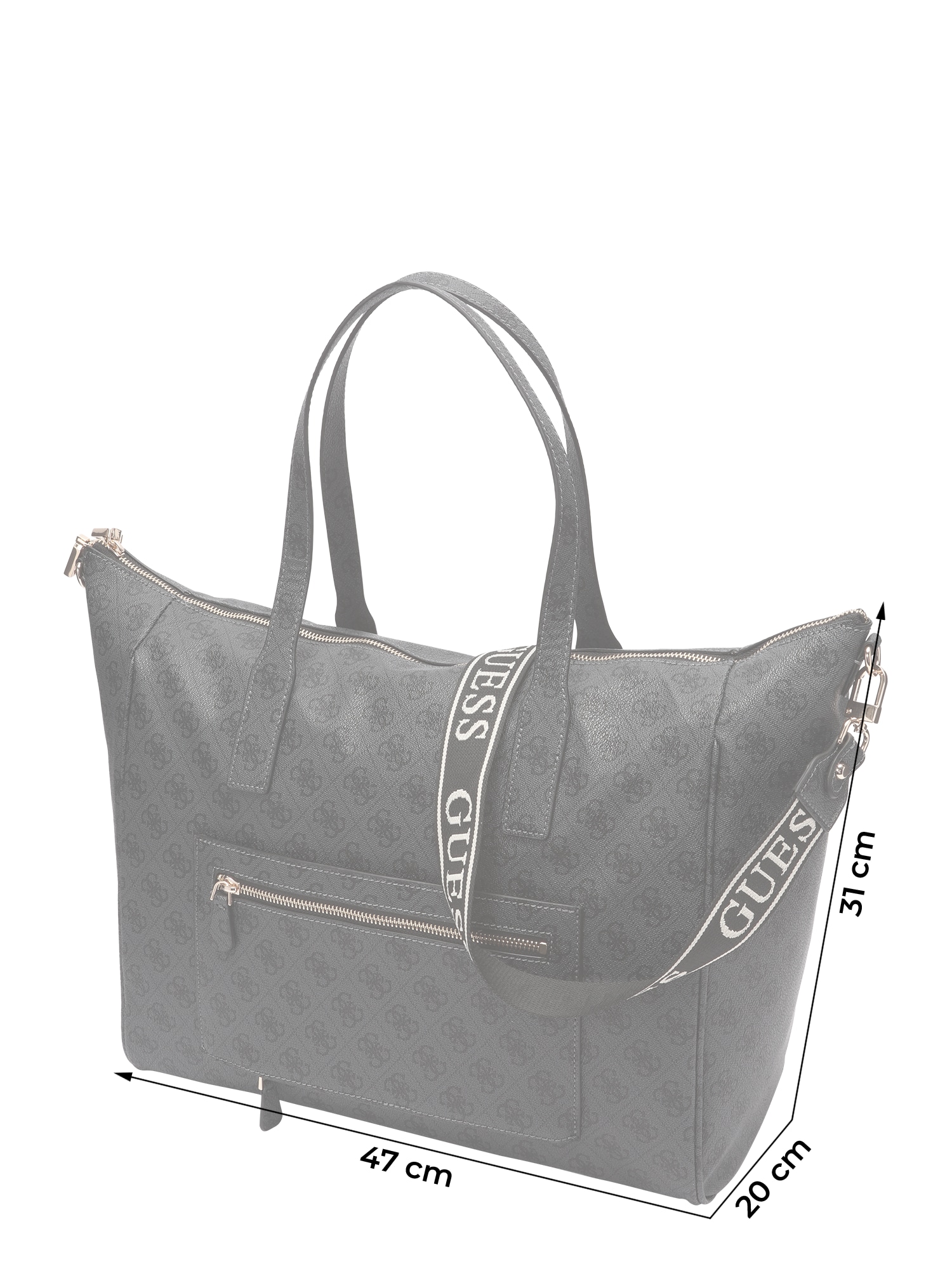 GUESS Shopper táska 'LATONA'  arany / fekete termék 2. képe