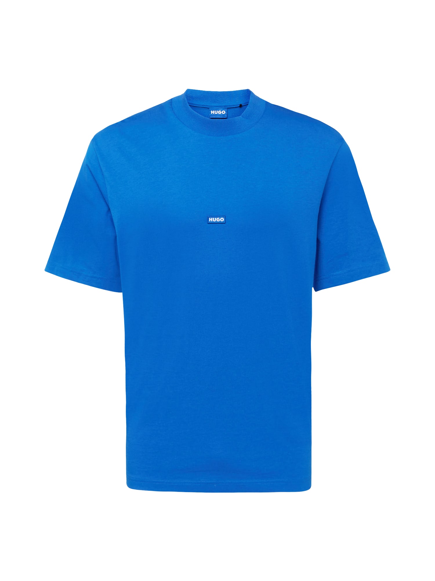 HUGO Blue Тениска 'Nieros'  кралско синьо / мръсно бяло
