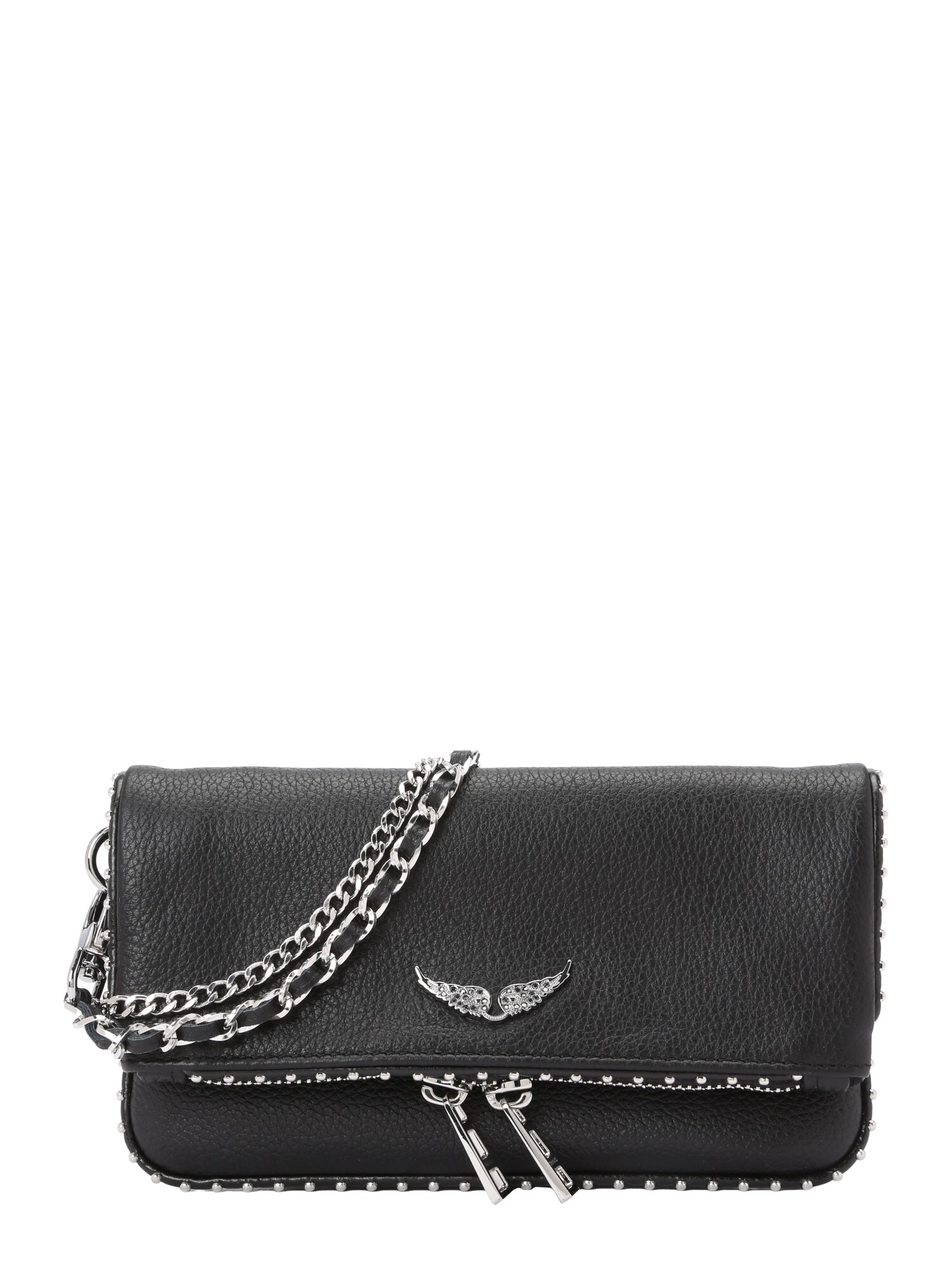 Zadig & Voltaire Listová kabelka 'ROCK NANO'  čierna