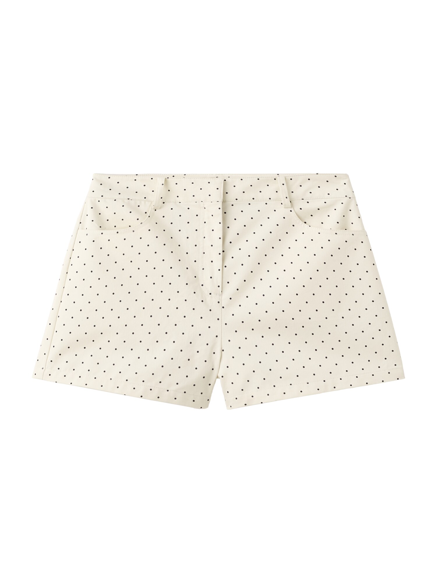 MANGO Pantaloni  bej / negru