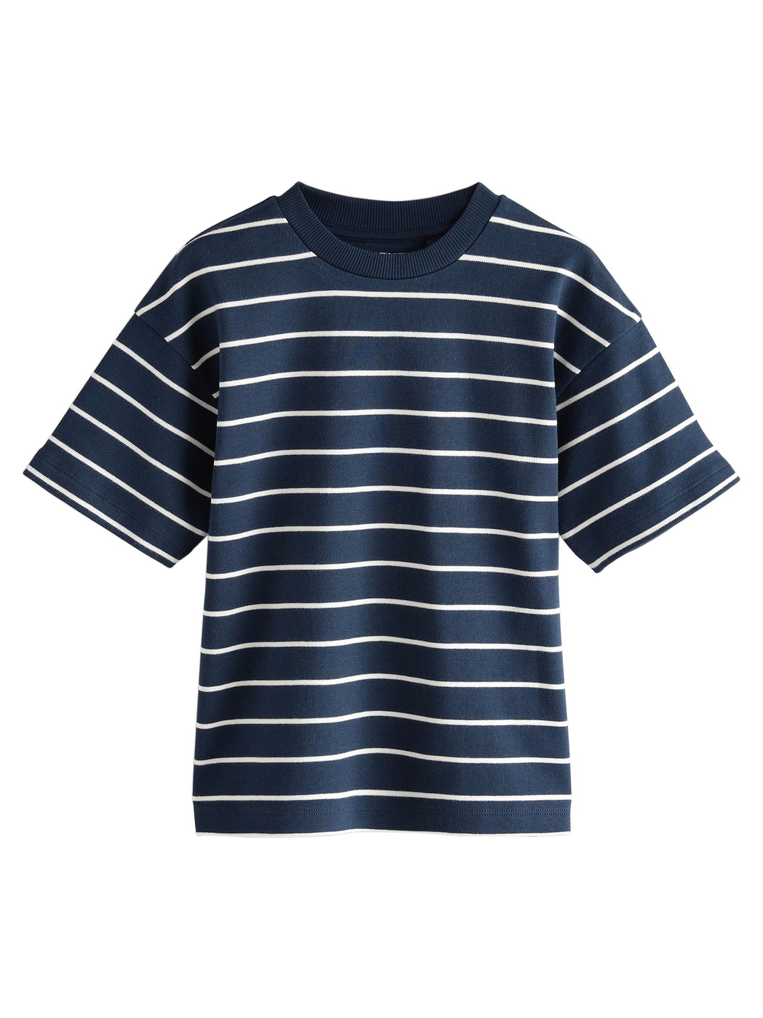Next Tricou  bleumarin / alb