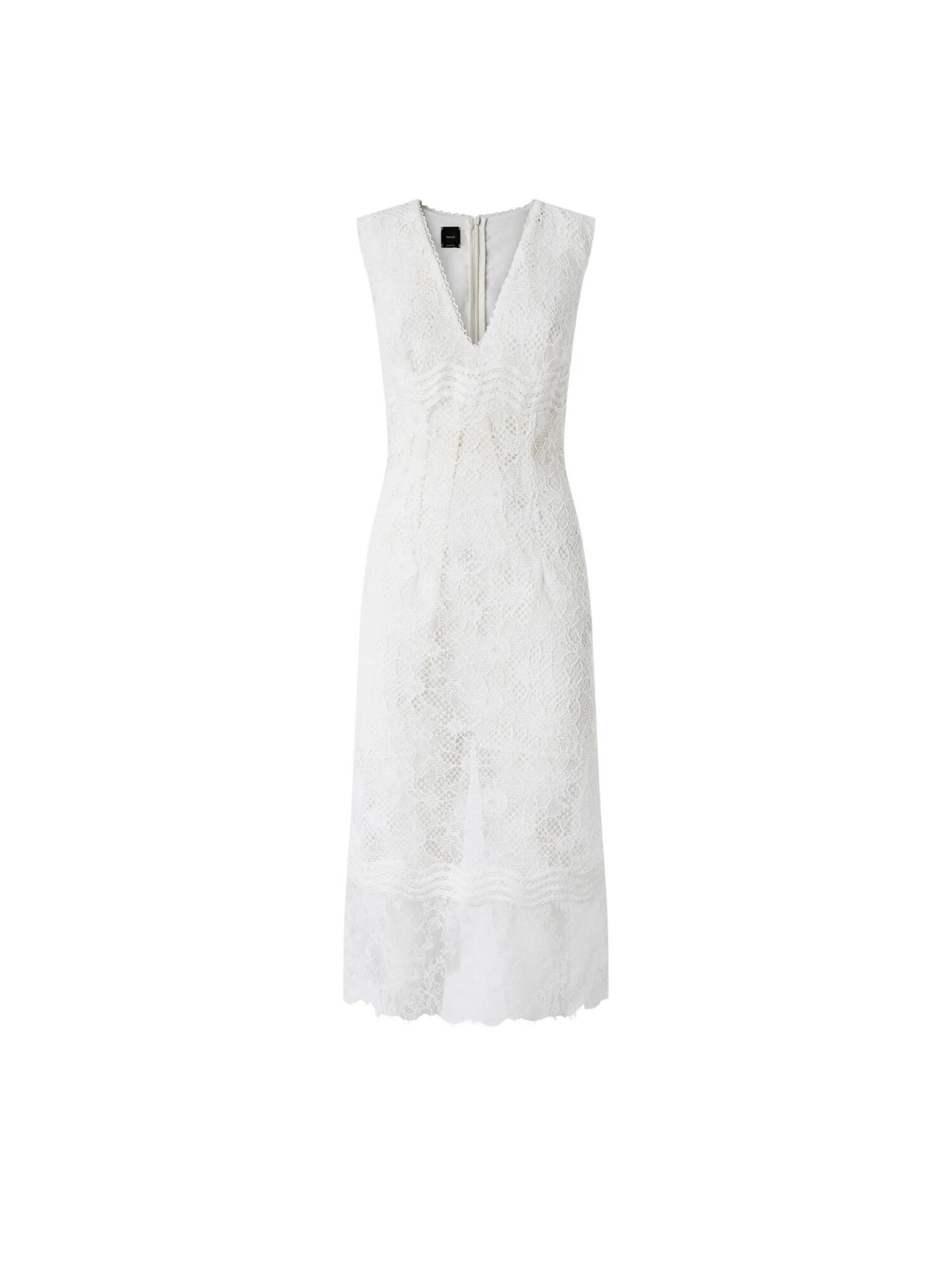 PINKO Vestido 'PINKO AUDREY ABITO PIZZO REBRODE ABITO'  blanco