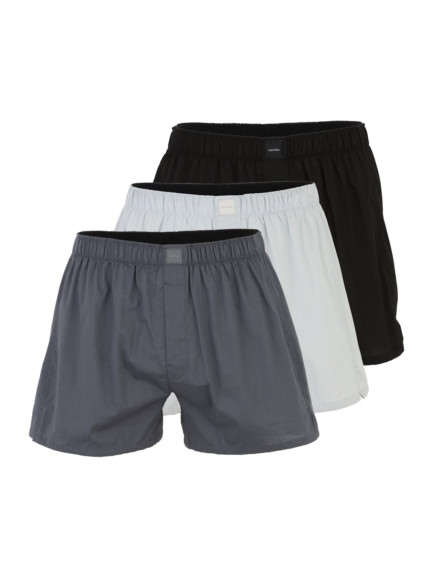 Calvin Klein Underwear Boxerky  tmavosivá / čierna / biela