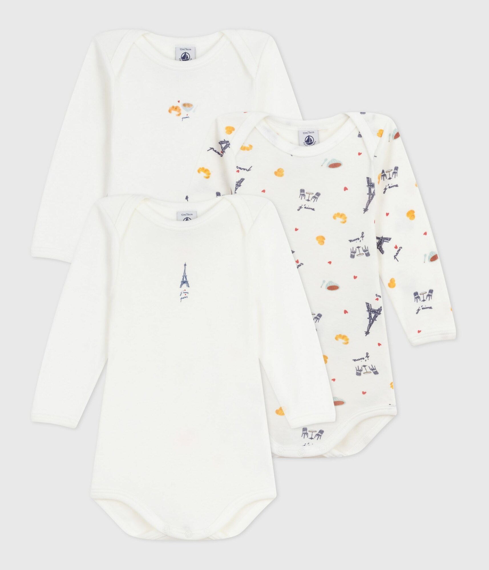 PETIT BATEAU Kezeslábas  tengerészkék / curry / piros / fehér akciós termékkép 1