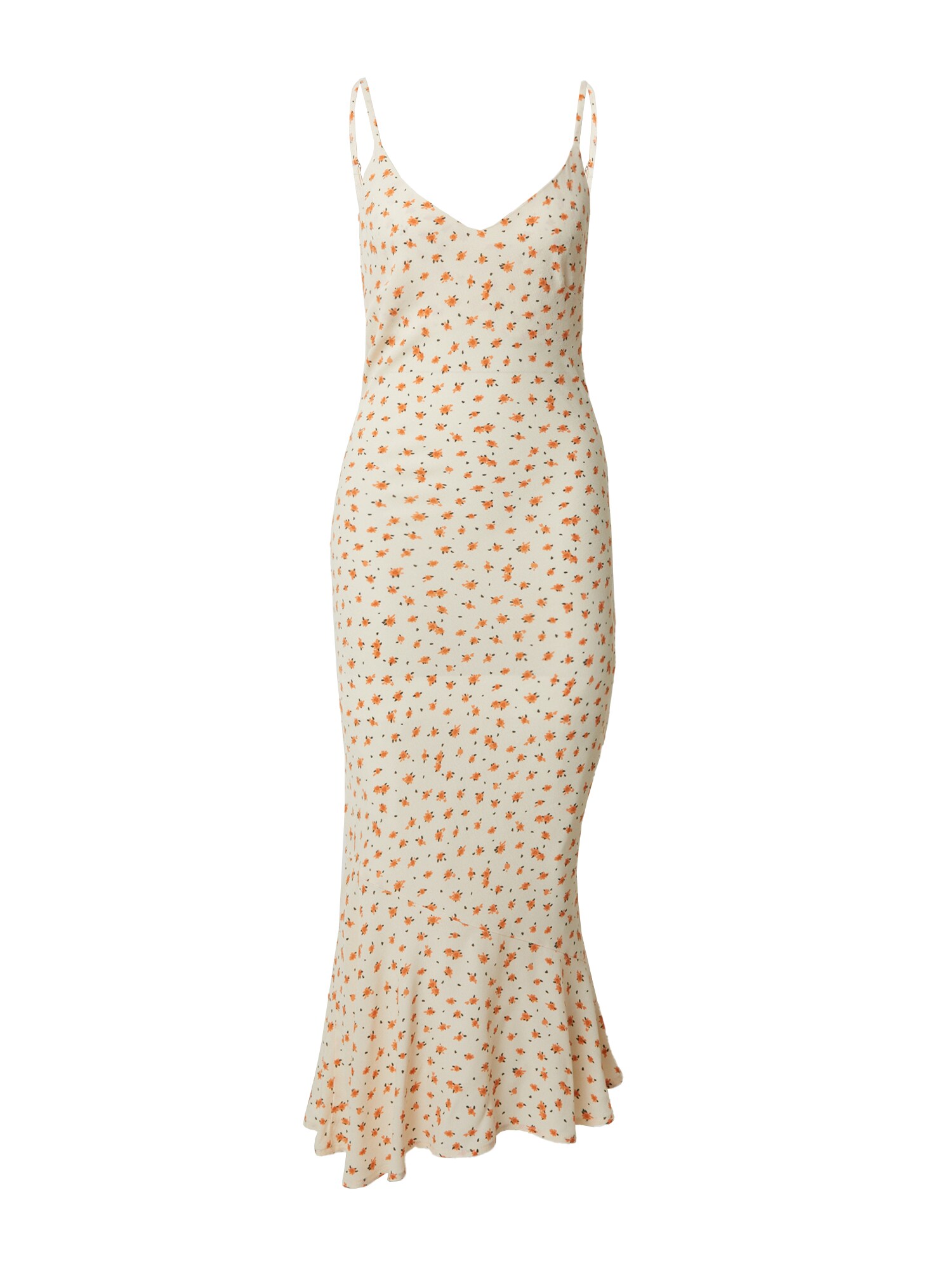 A LOT LESS Rochie de vară 'Dana'  bej deschis / portocaliu / negru