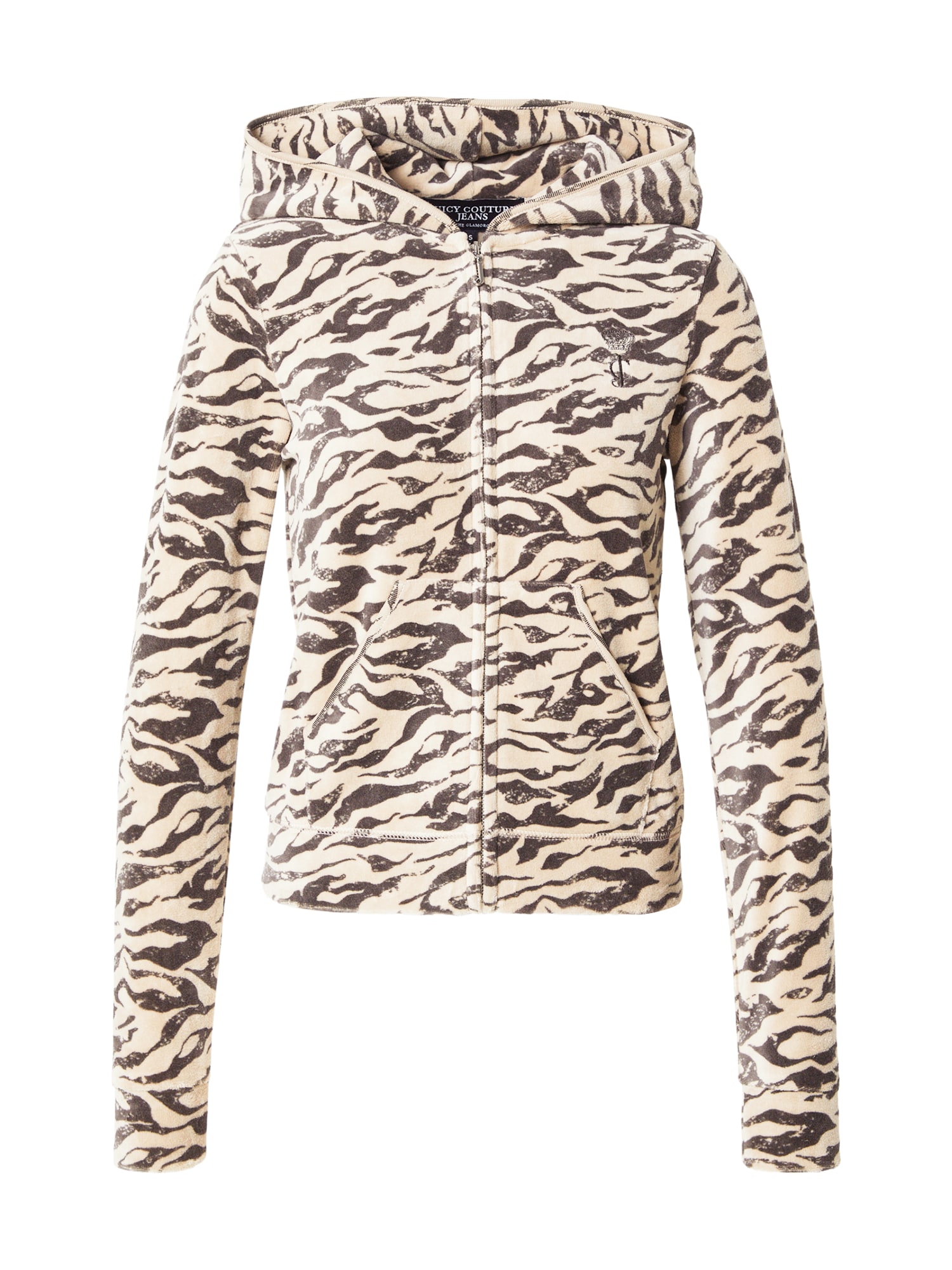 Juicy Couture Hanorac Robyn bej / ciocolatiu