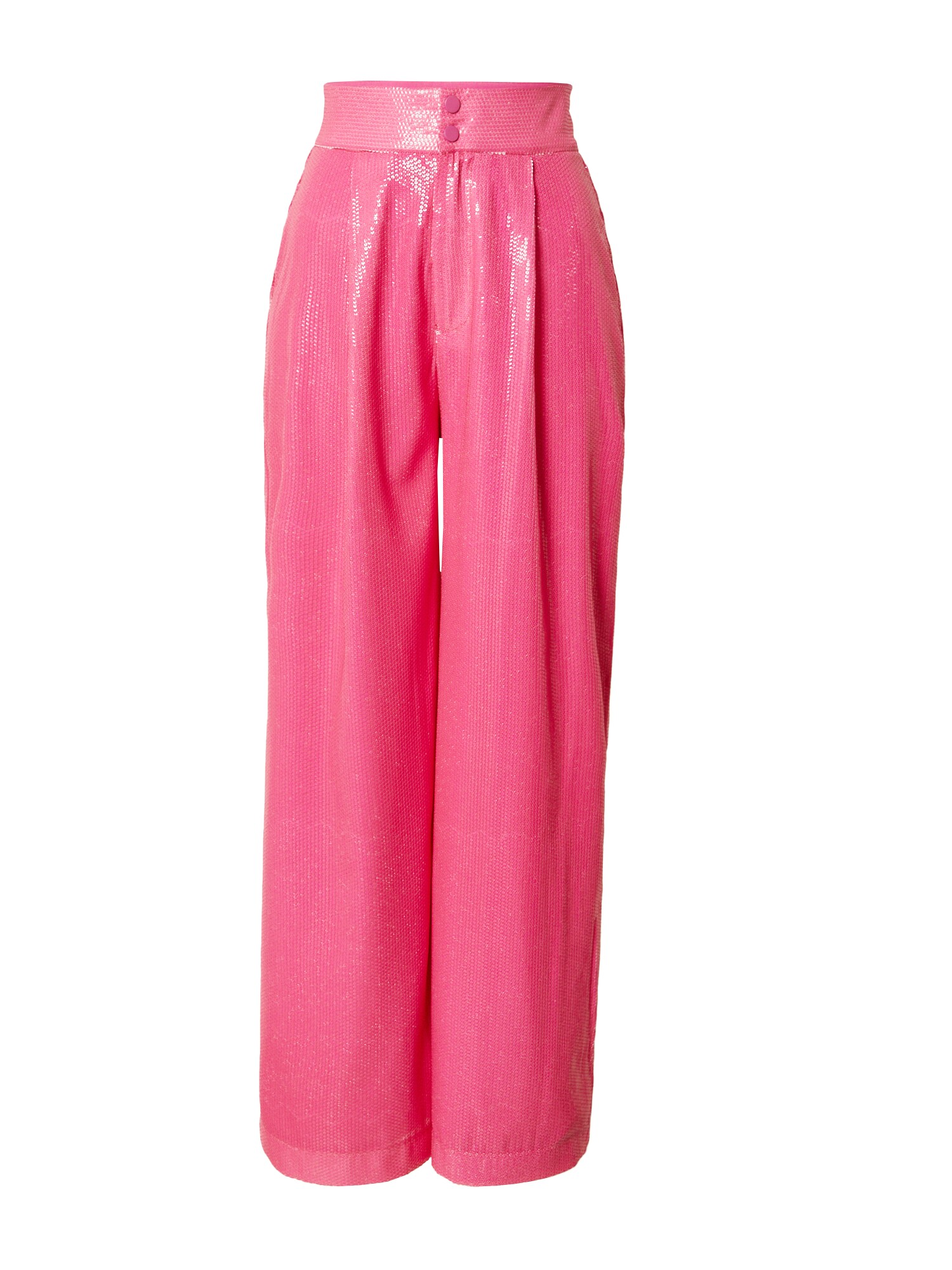 Olivia Rubin Klostuotos kelnės 'ELENA' rožinė