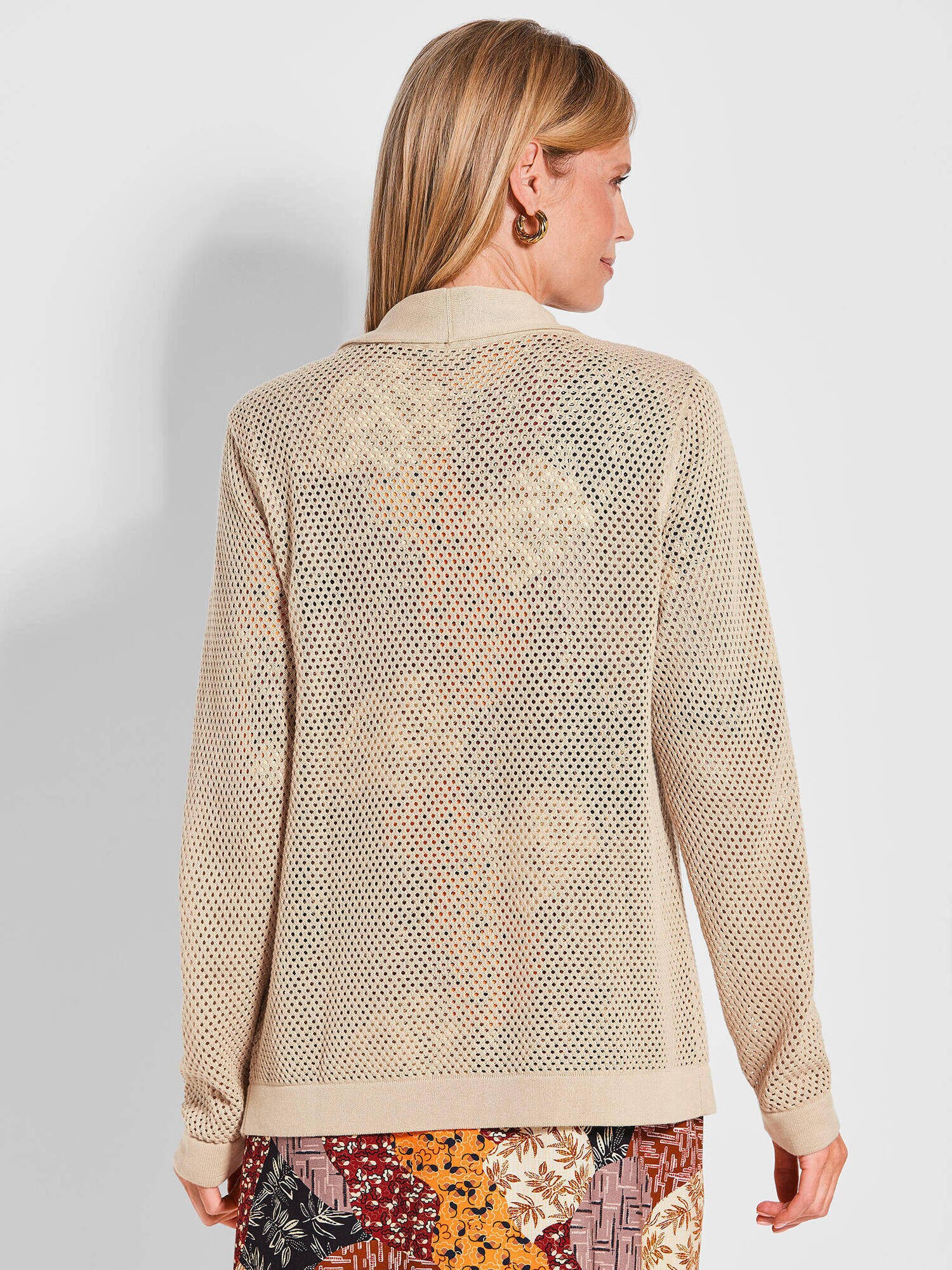 Thumbnail - Goldner Strickjacke