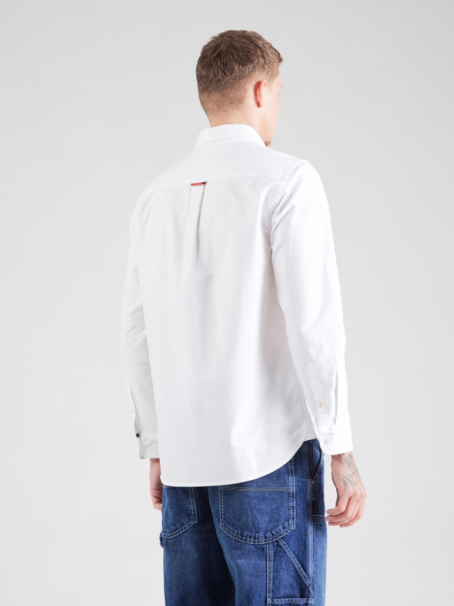 Superdry & Co Košeľa 'Essentials' biela (obrázok 3)