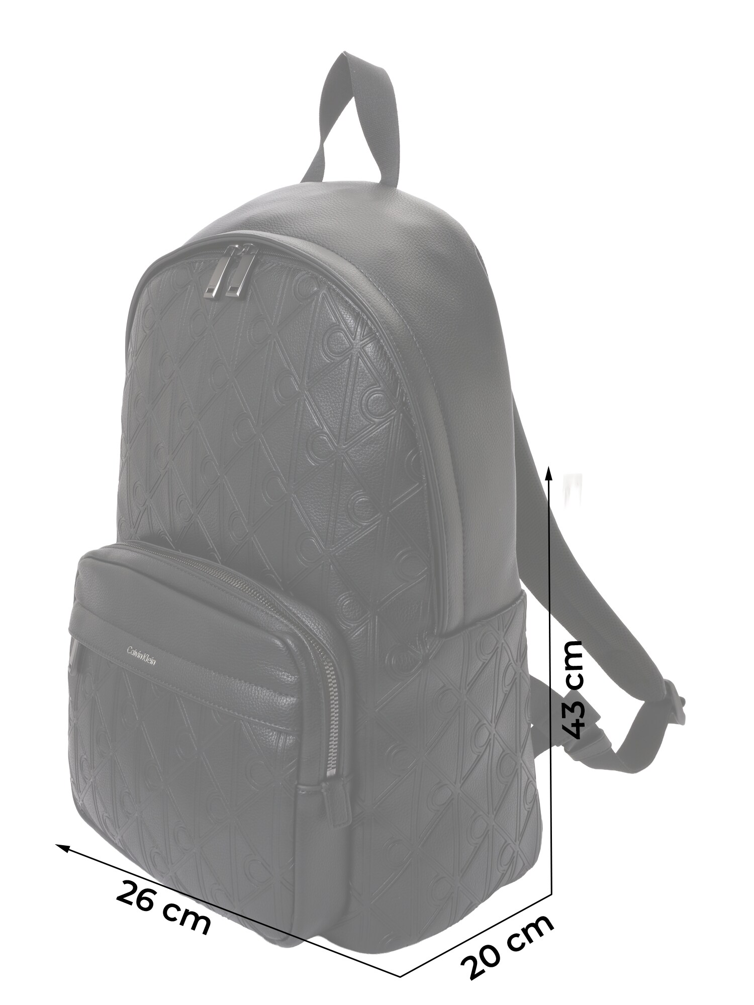 Calvin Klein Mochila 'DEBOSS'  negro – imagen 3