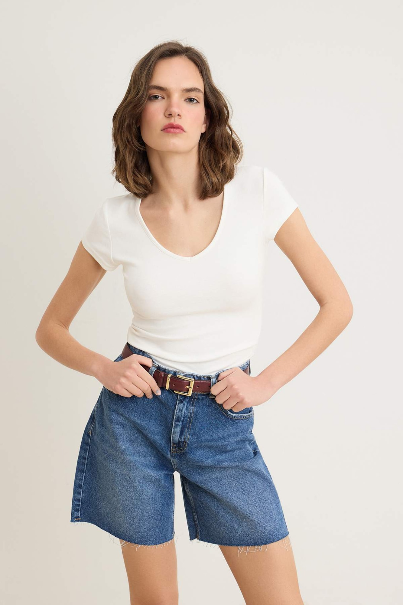 Trendyol Tricou alb