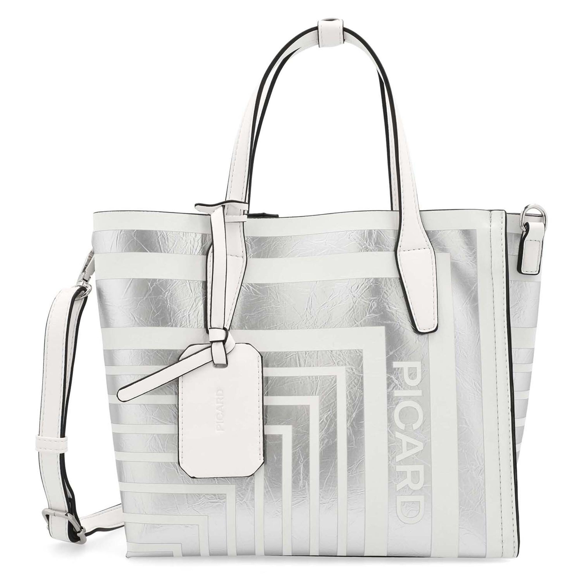 Picard Shopper 'Brasilia' Zilver / Wit