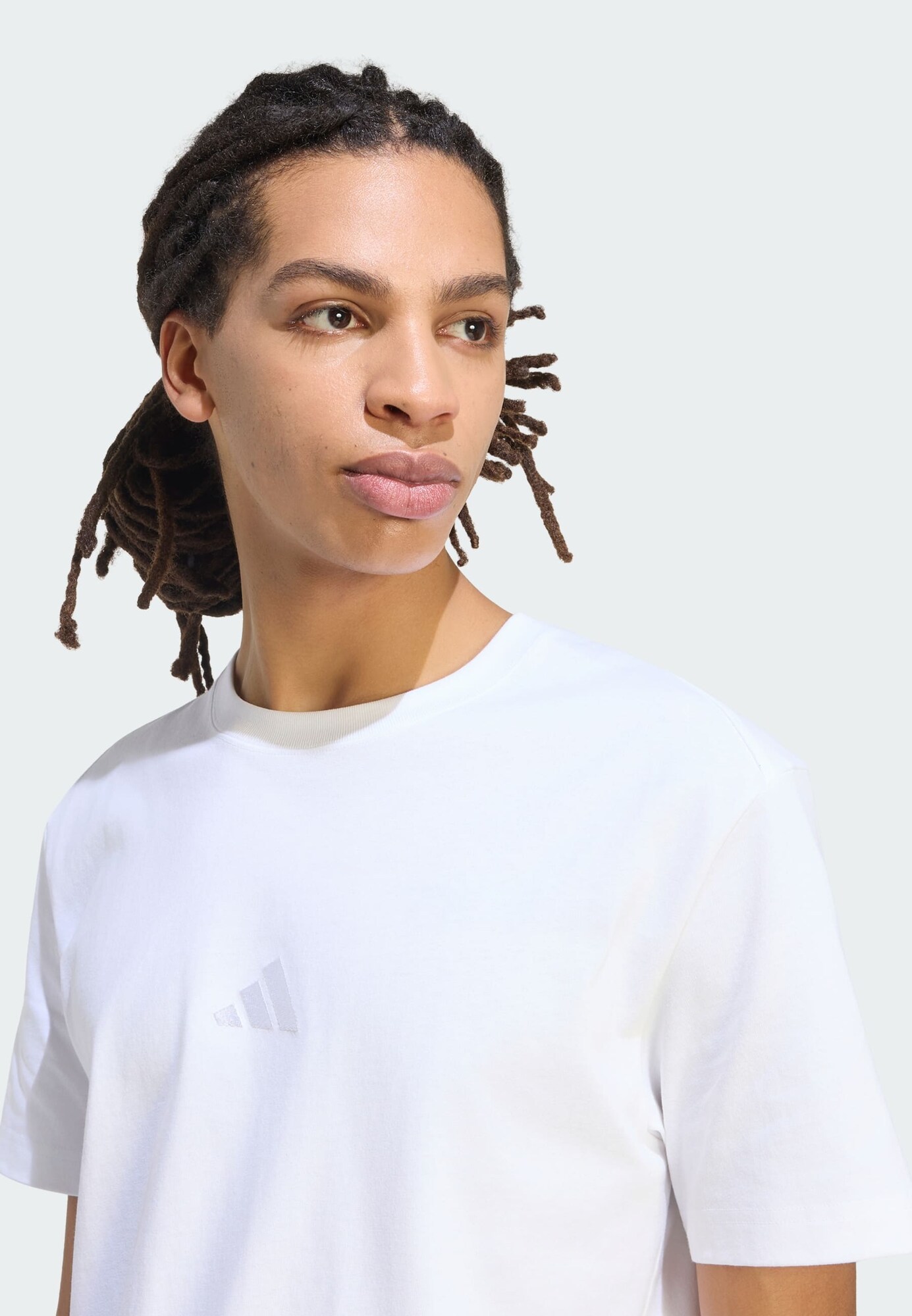 ADIDAS SPORTSWEAR Camiseta funcional 'ADIDAS KIT SMALL LOGO'  blanco – imagen 4