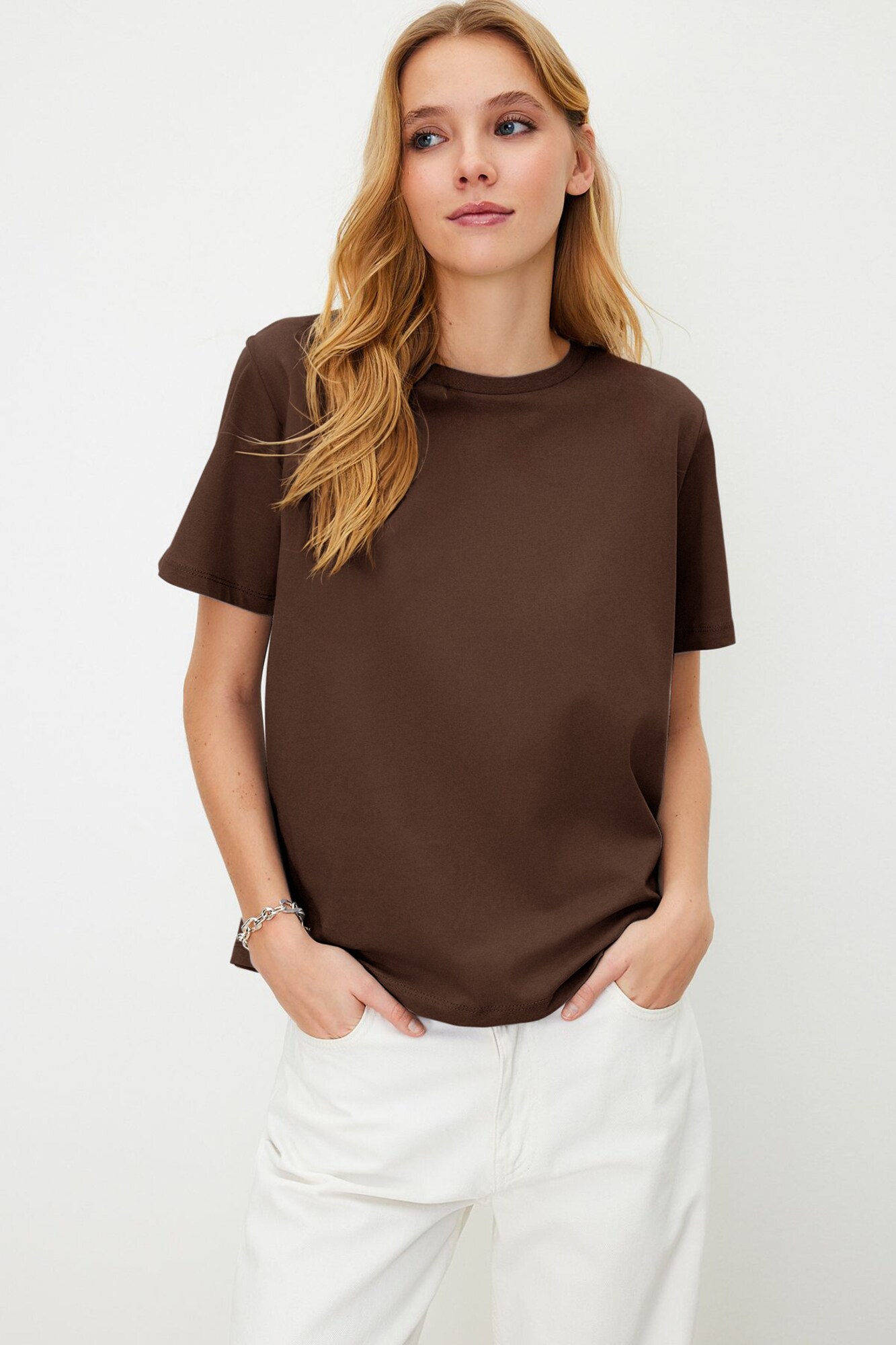 Trendyol Tricou maro