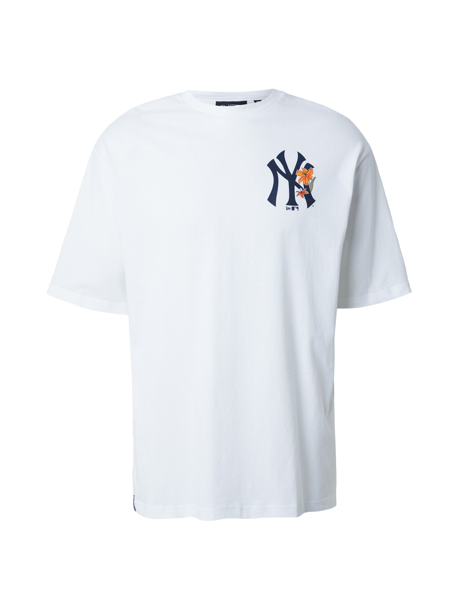 NEW ERA Camiseta 'NEYYAN'  marino / caqui / naranja / blanco