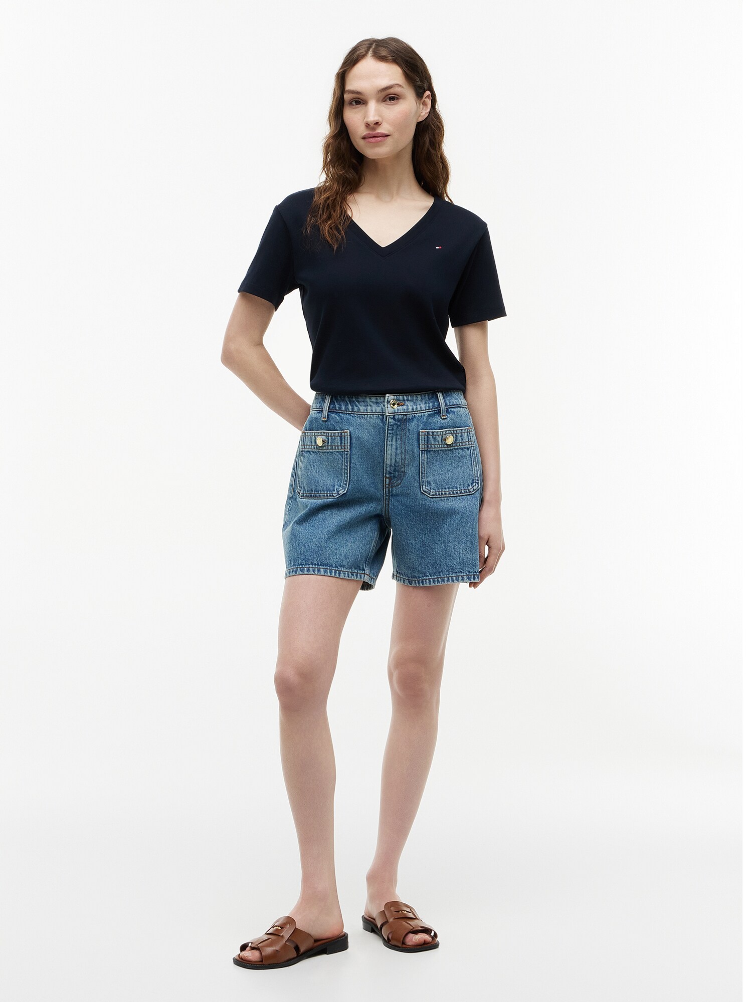 TOMMY HILFIGER Tričko 'Cody' námornícka modrá / červená / biela (obrázok 4)