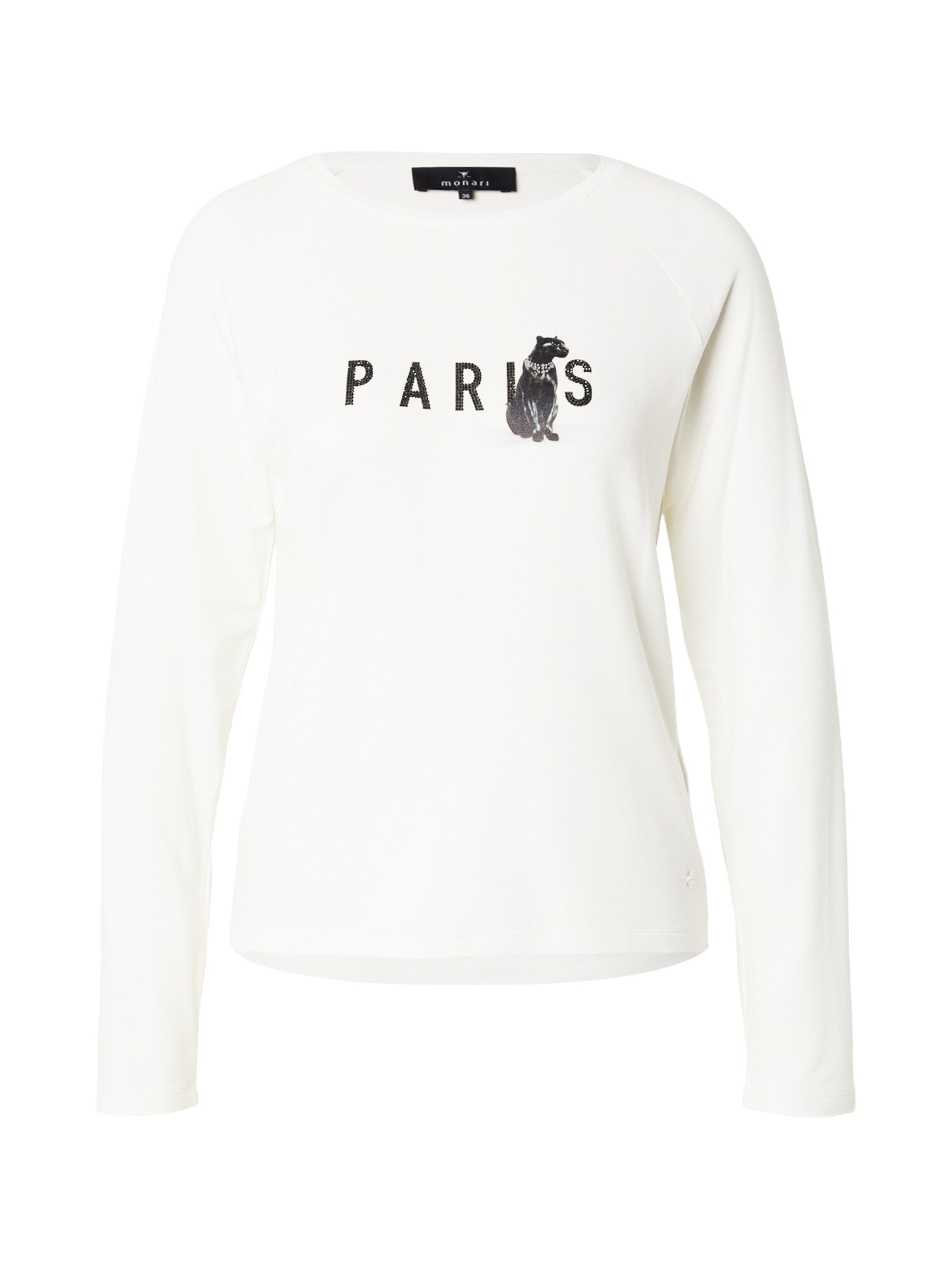 monari Camiseta negro / blanco