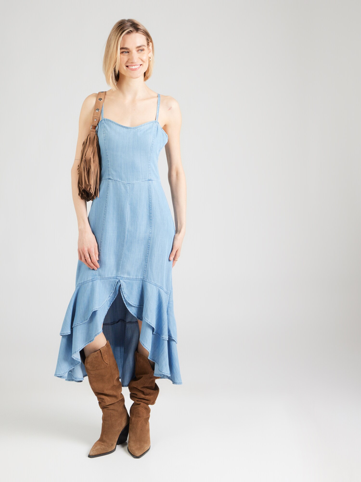 GUESS Vestido de verano 'MARINA' azul denim – imagen 2