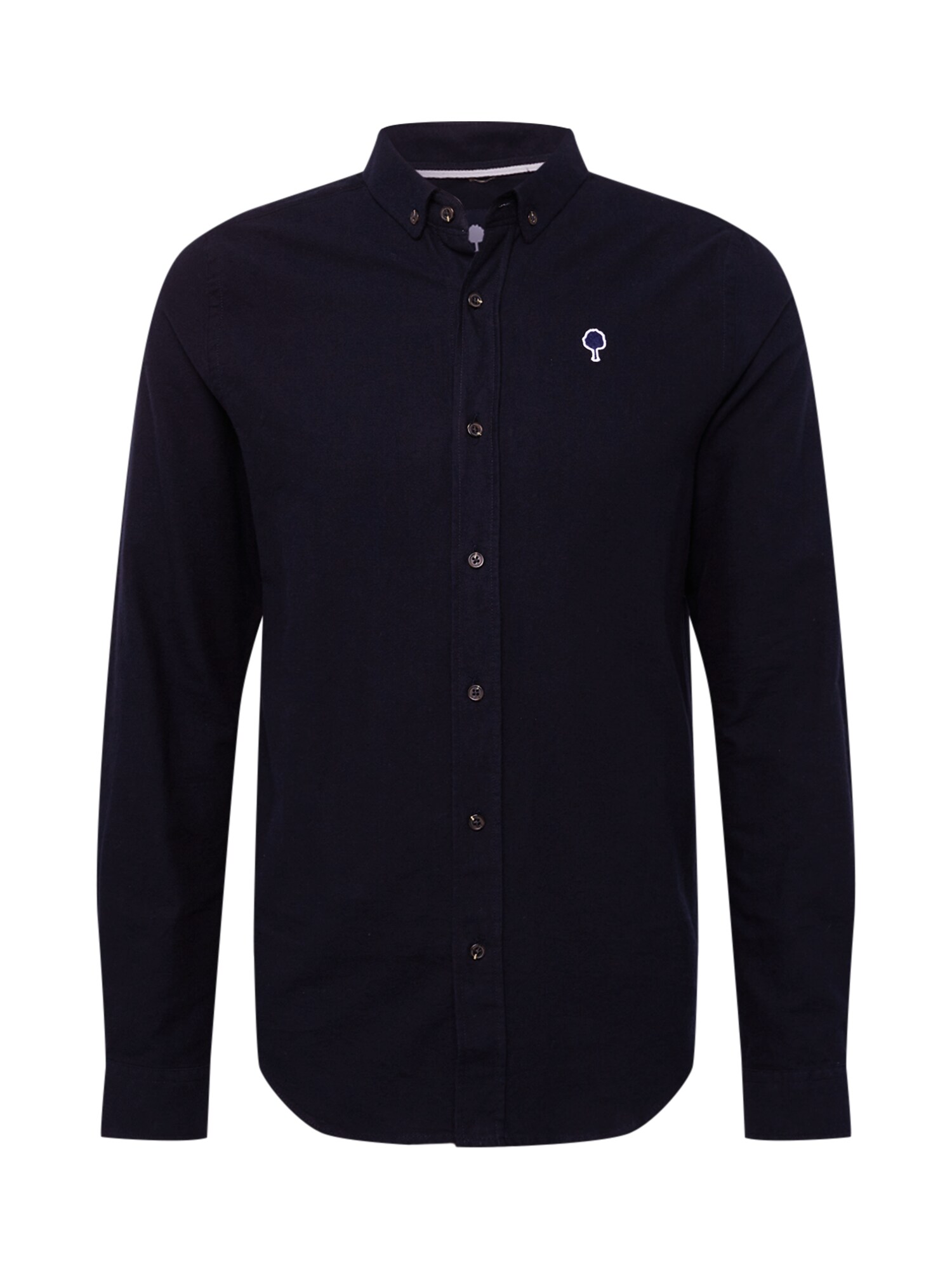 FAGUO Camisa 'IVOY'  navy / branco