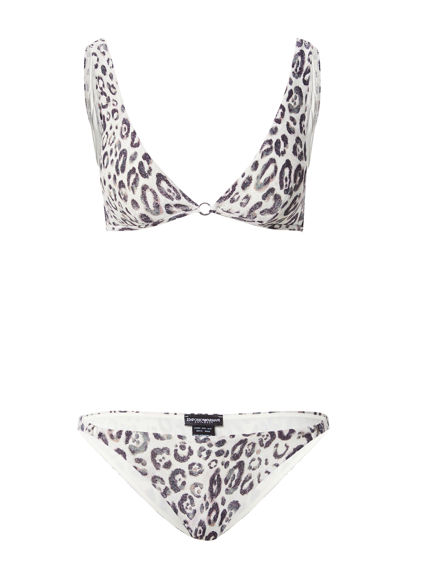 Emporio Armani Bikiny  béžová / púdrová / čierna / strieborná