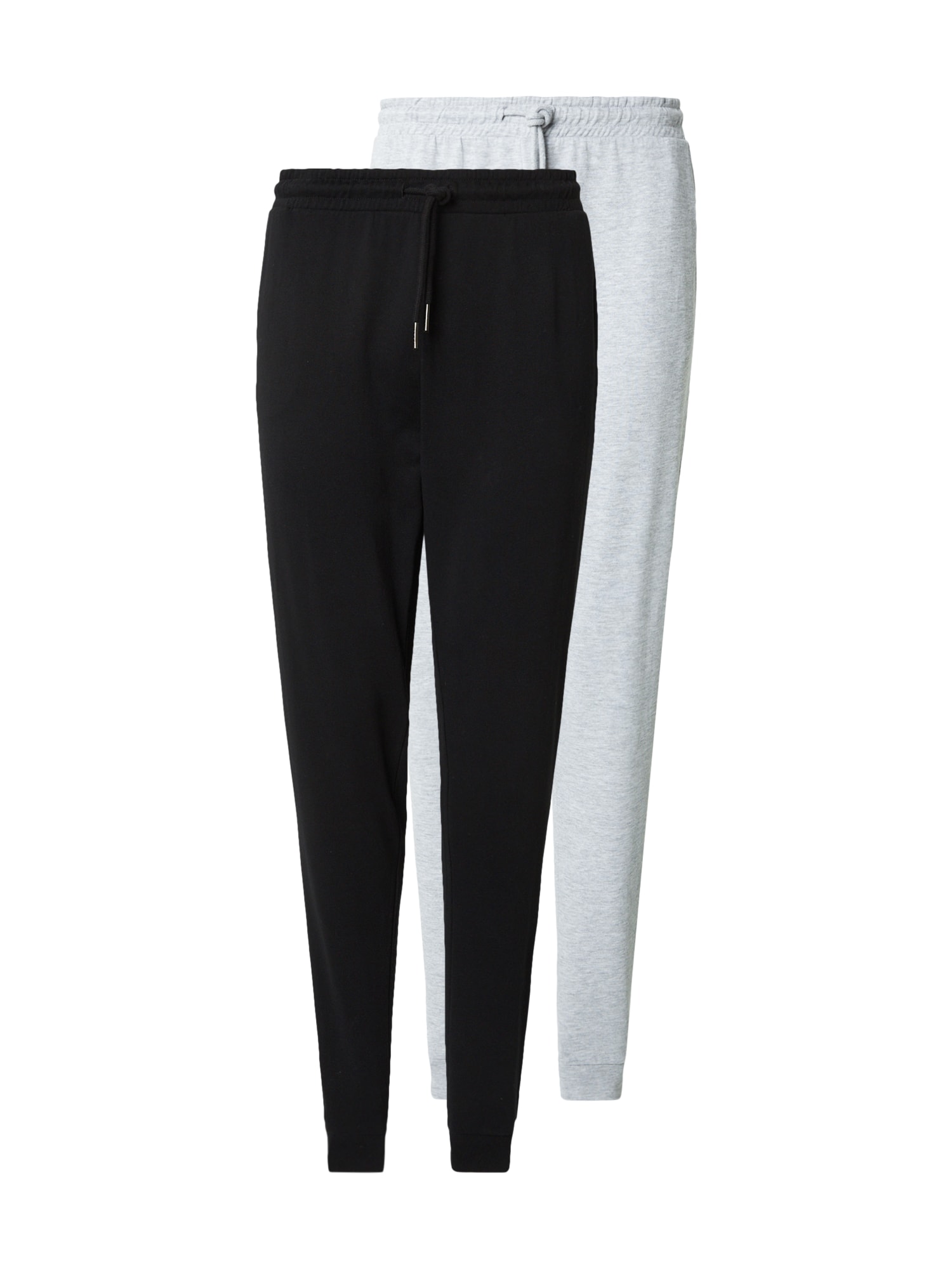 ABOUT YOU Pantaloni Eymen  gri amestecat / negru