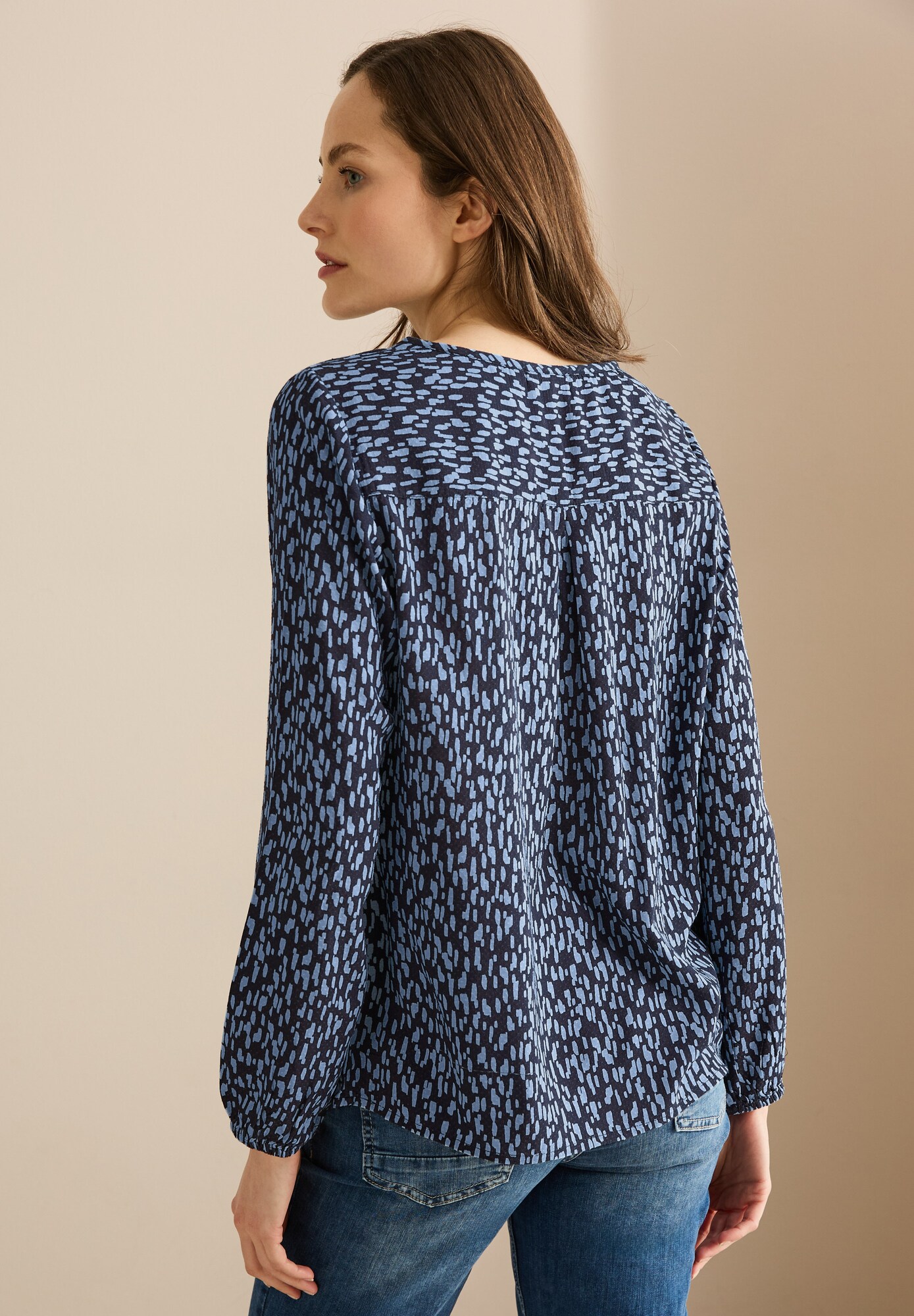 Thumbnail - CECIL Gemusterte Bluse